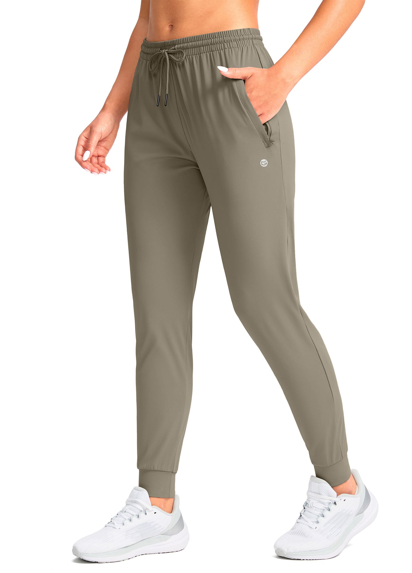 Stretch Drawstring Running Sweatpants with Pockets