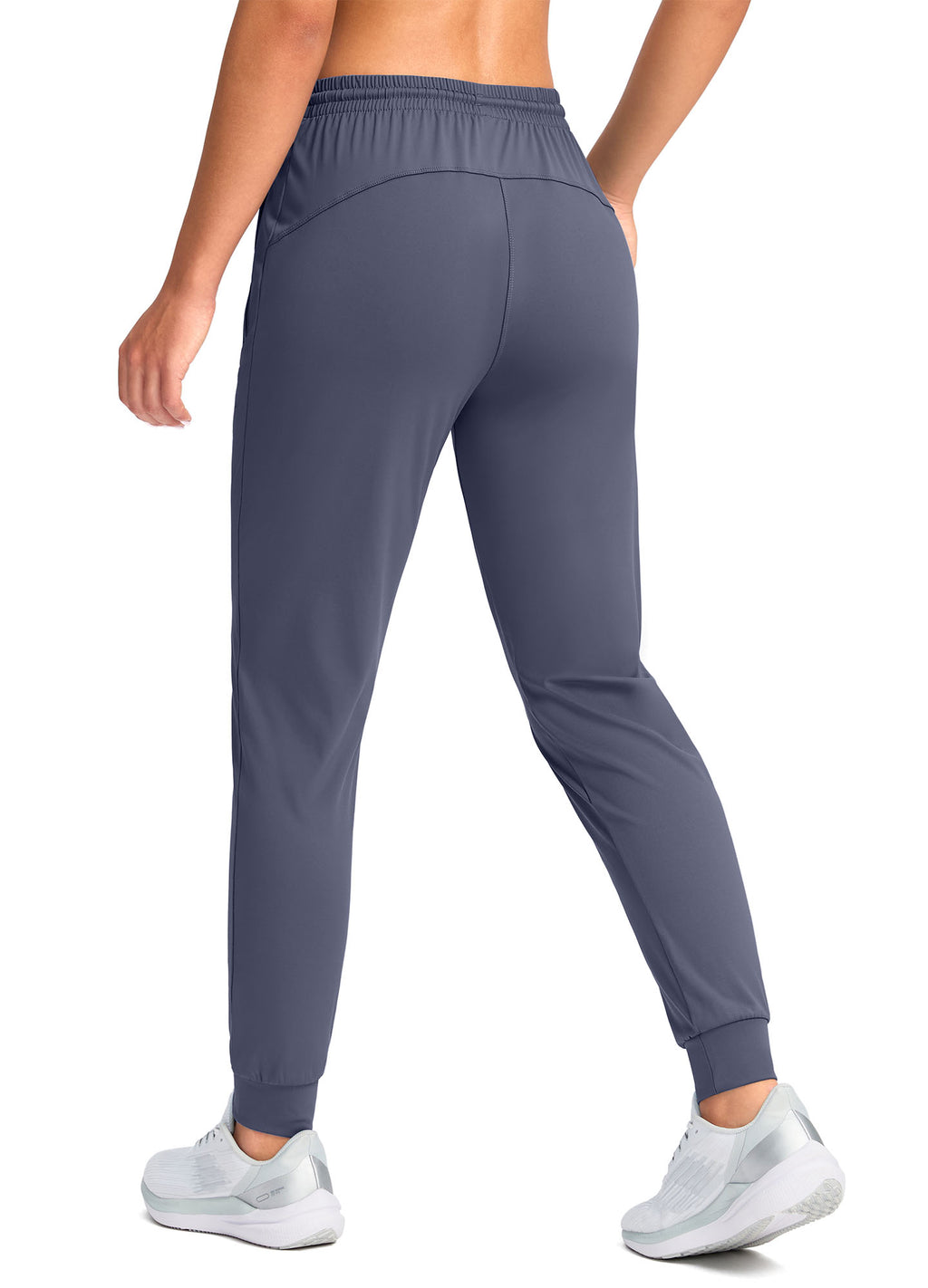 Stretch Drawstring Running Sweatpants with Pockets