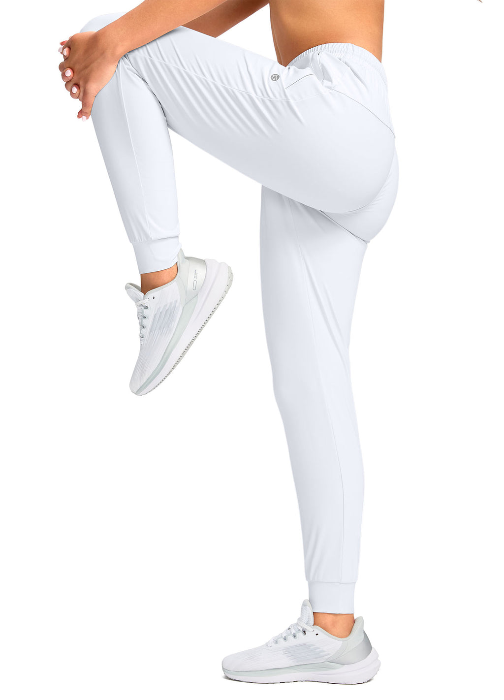 Stretch Drawstring Running Sweatpants with Pockets