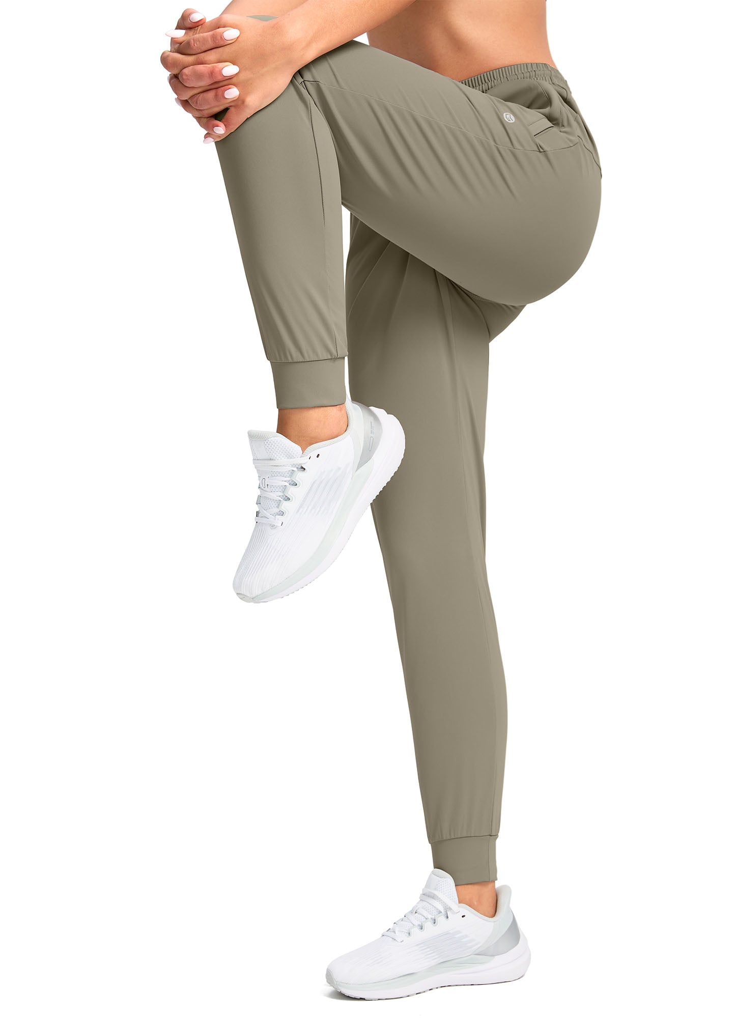 Stretch Drawstring Running Sweatpants with Pockets