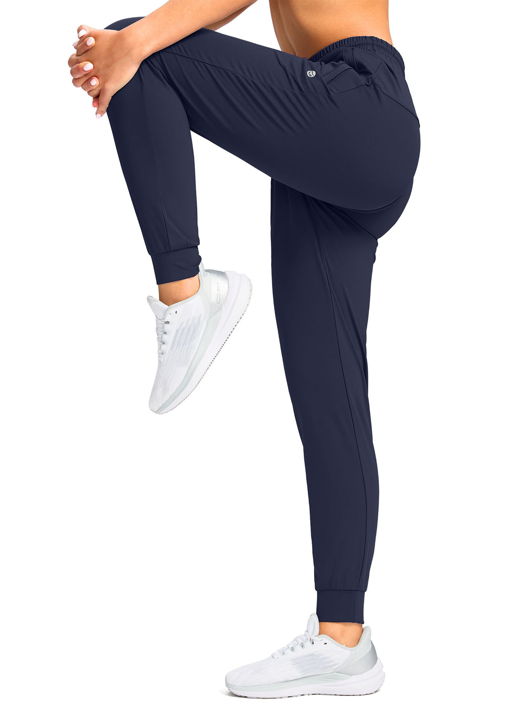 Stretch Drawstring Running Sweatpants with Pockets
