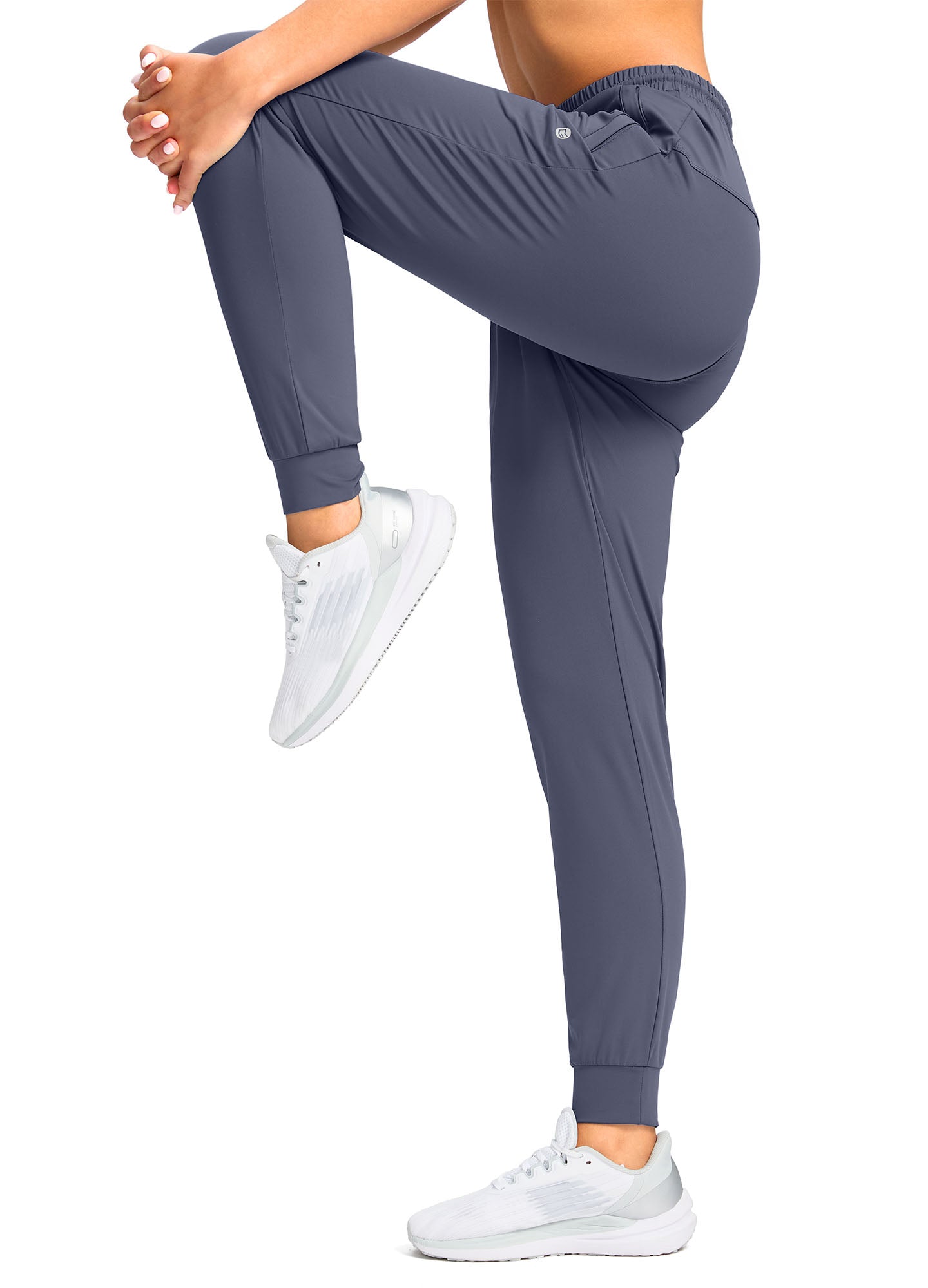 Stretch Drawstring Running Sweatpants with Pockets