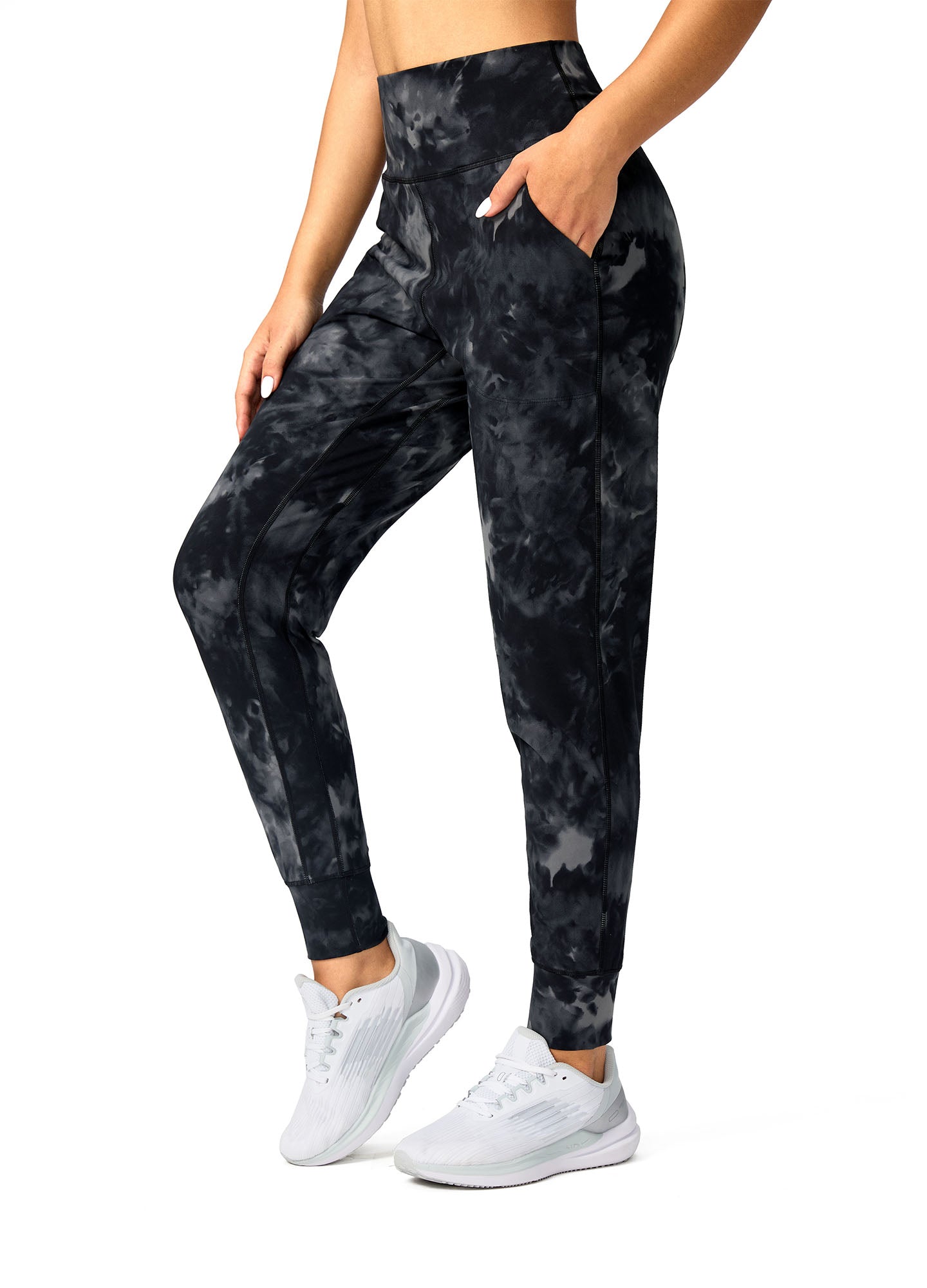 High Waisted Yoga Pants with Pockets Loose Fit
