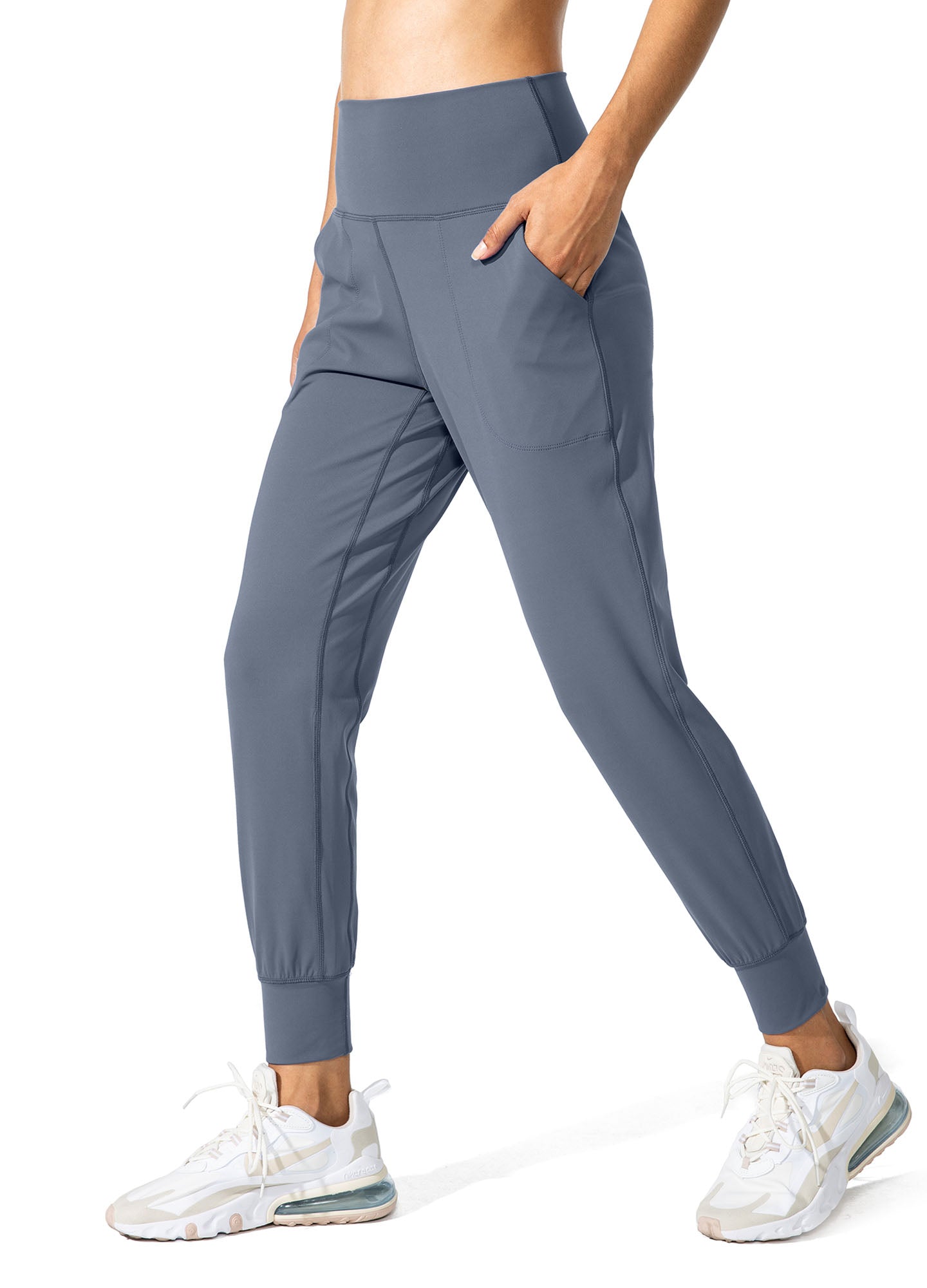 High Waisted Yoga Pants with Pockets Loose Fit