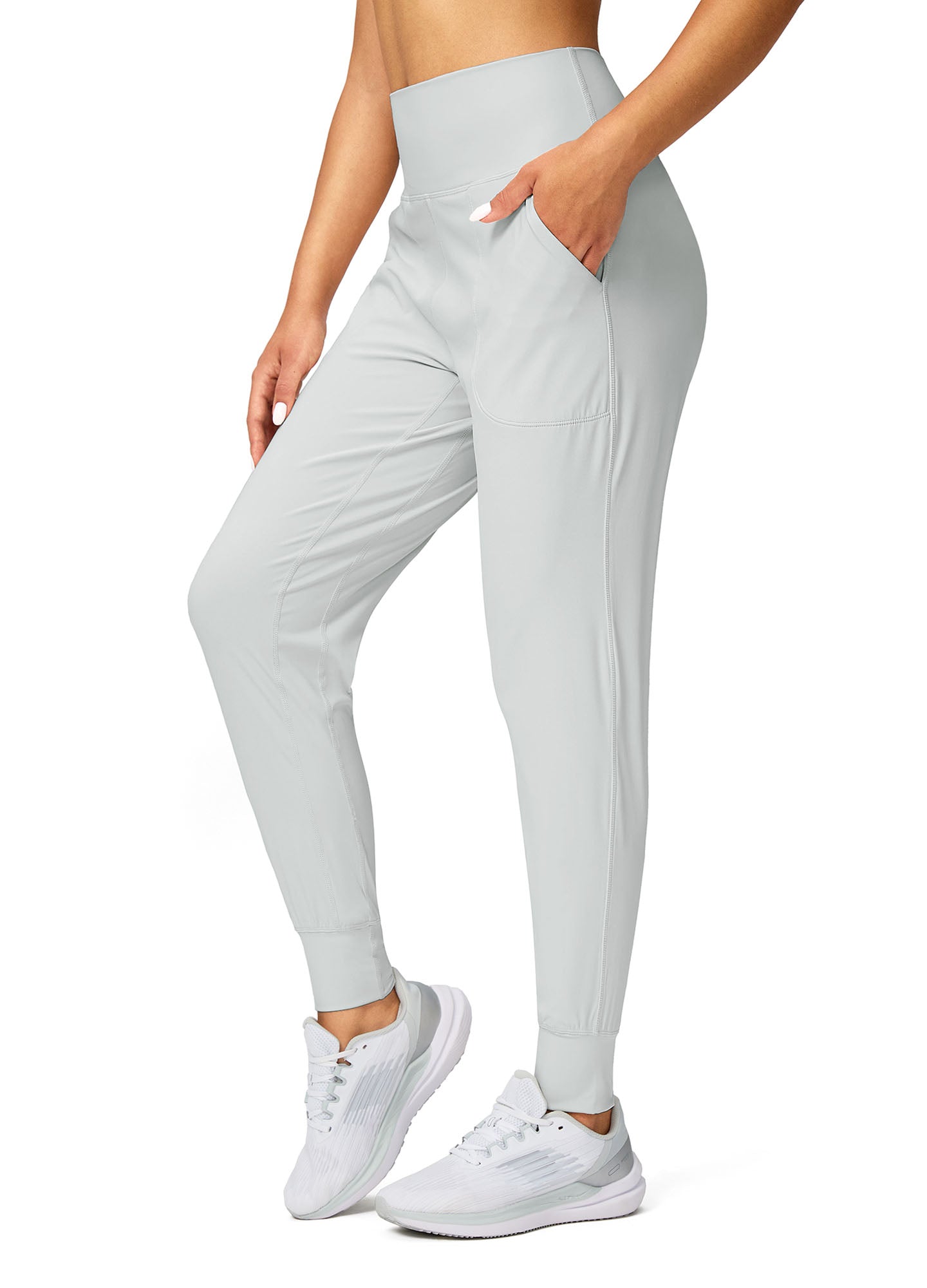 High Waisted Yoga Pants with Pockets Loose Fit