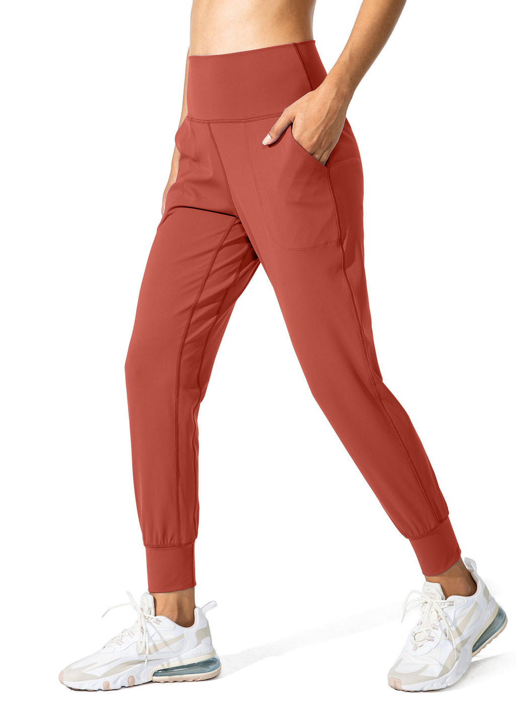 High Waisted Yoga Pants with Pockets Loose Fit