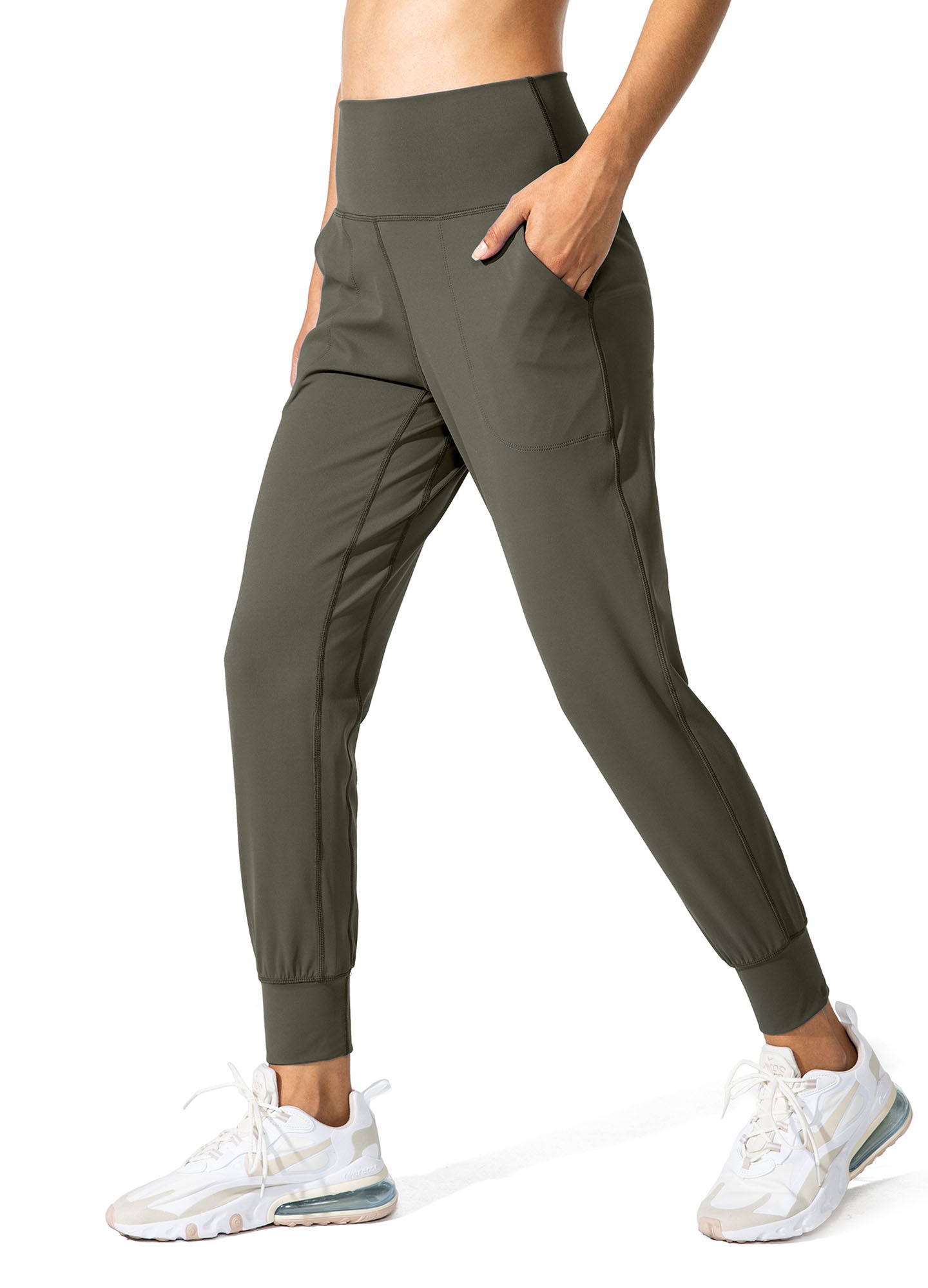 High Waisted Yoga Pants with Pockets Loose Fit