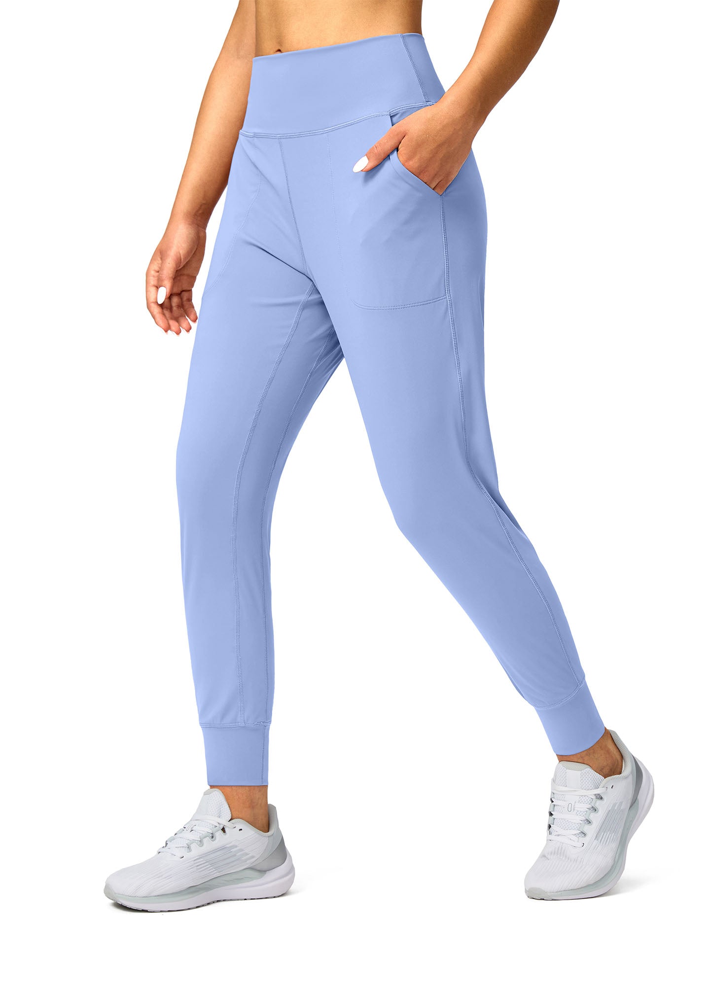 High Waisted Yoga Pants with Pockets Loose Fit