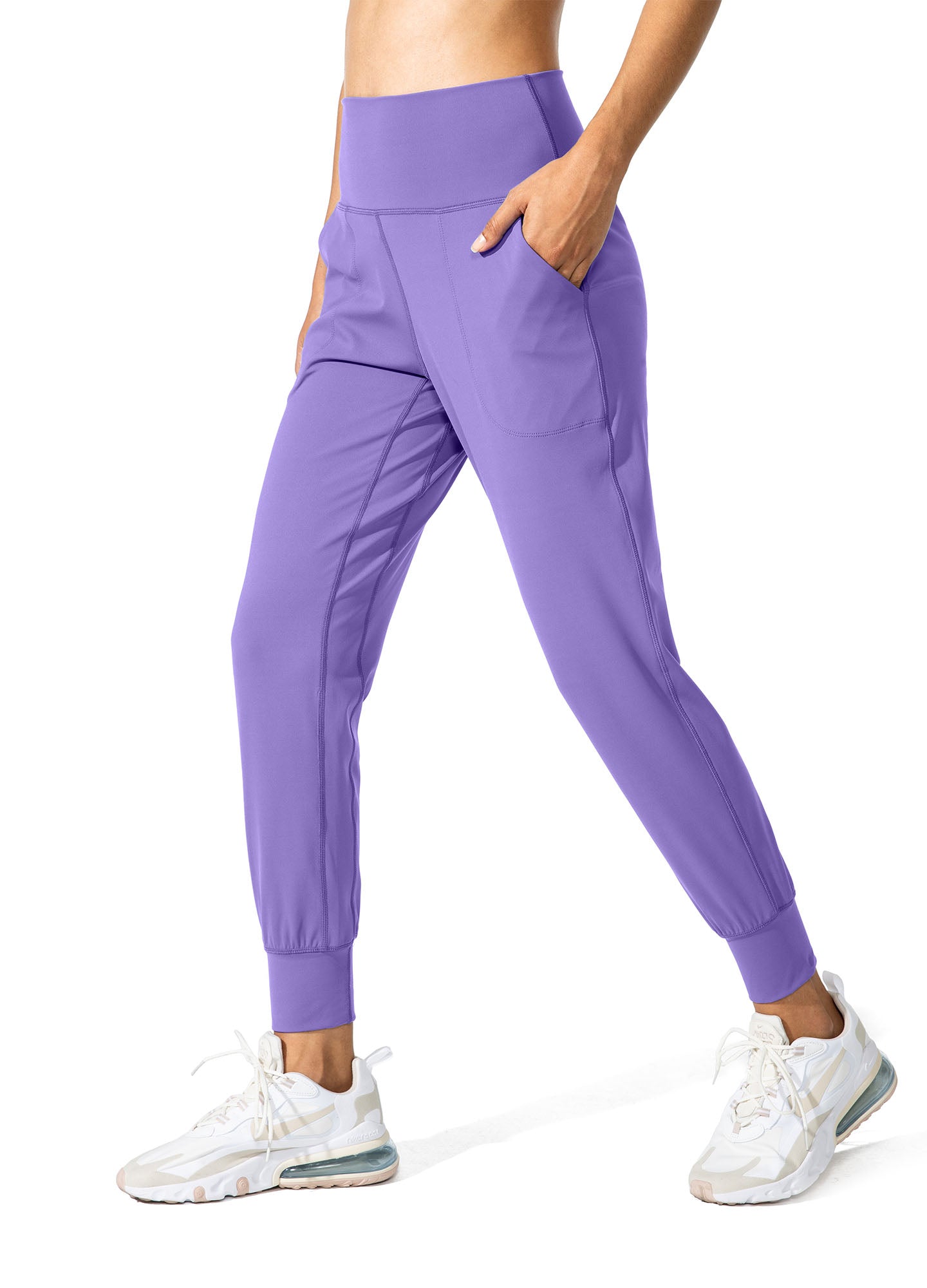 High Waisted Yoga Pants with Pockets Loose Fit