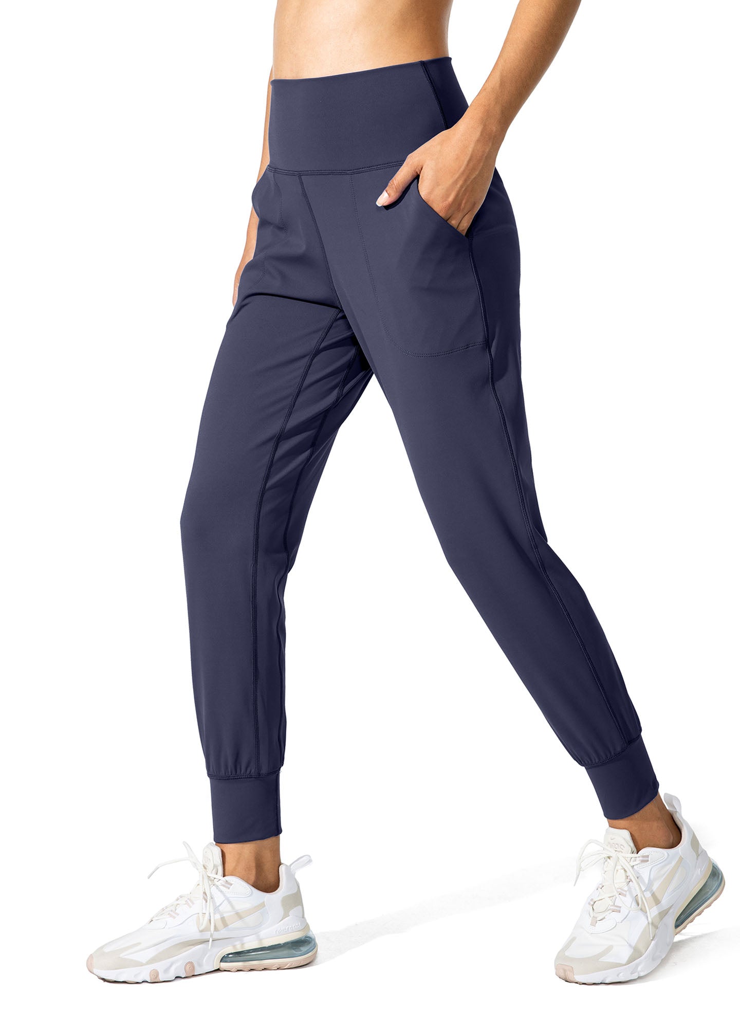 High Waisted Yoga Pants with Pockets Loose Fit