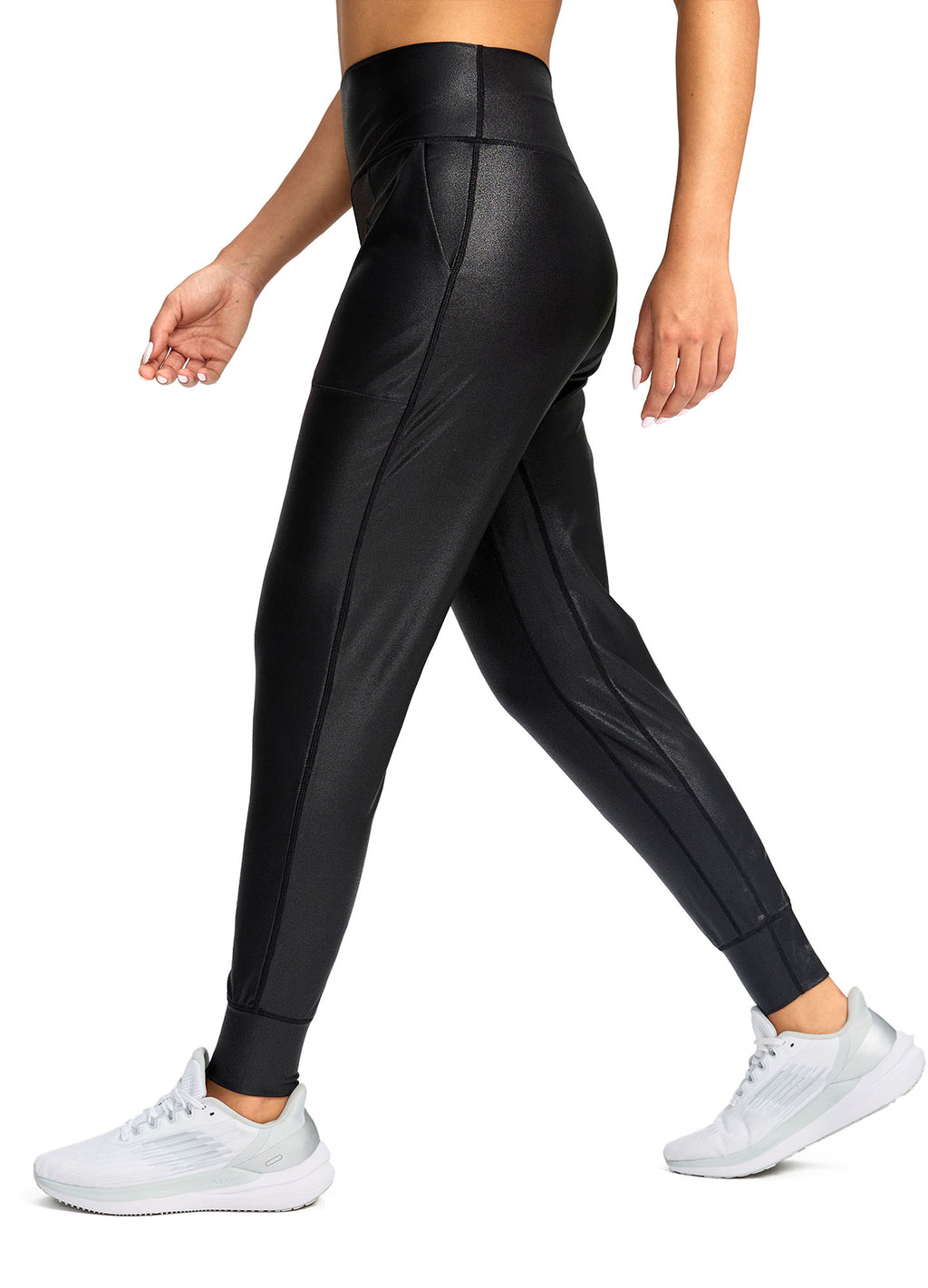 High Waisted Yoga Pants with Pockets Loose Fit