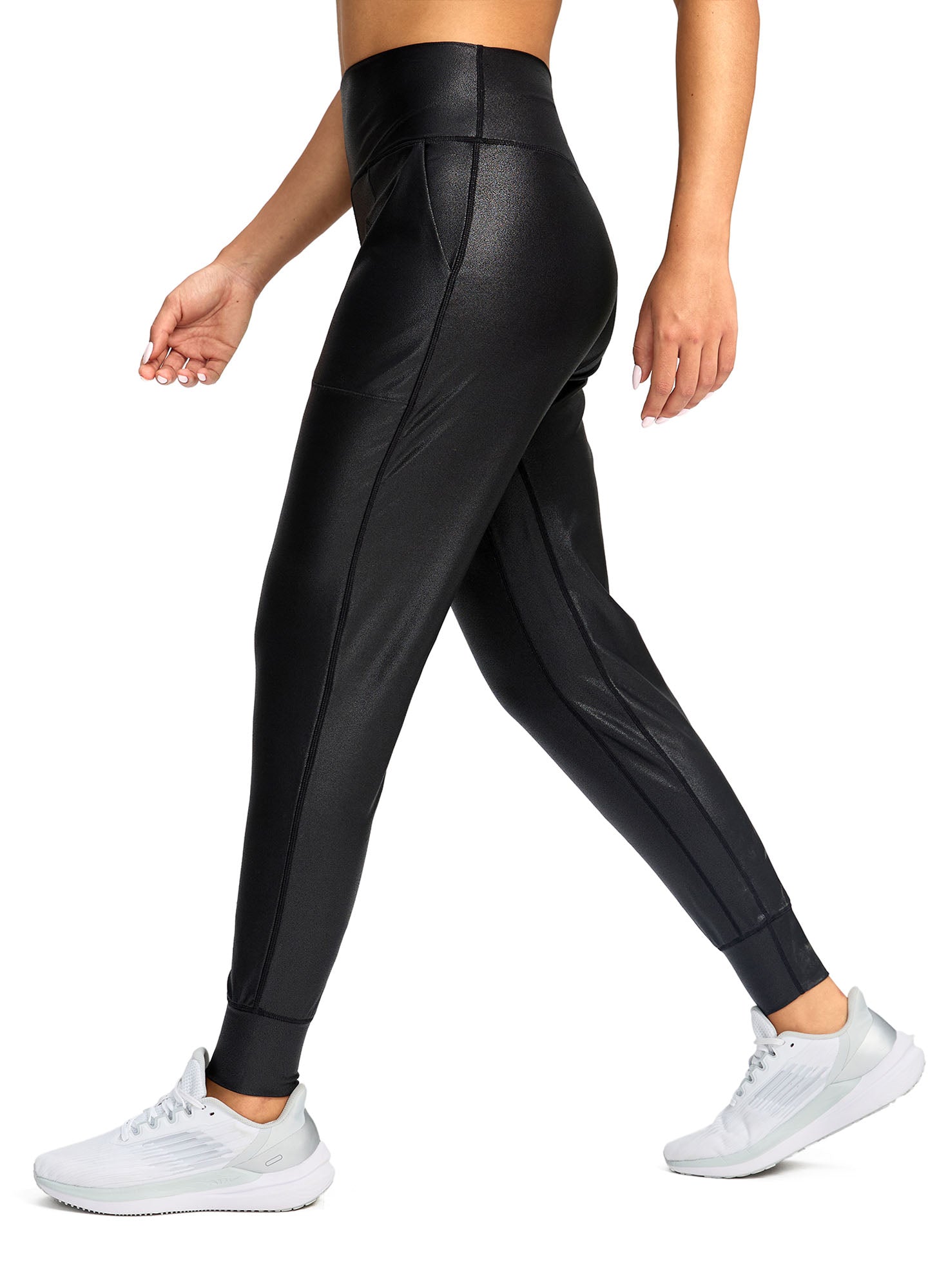 High Waisted Yoga Pants with Pockets Loose Fit