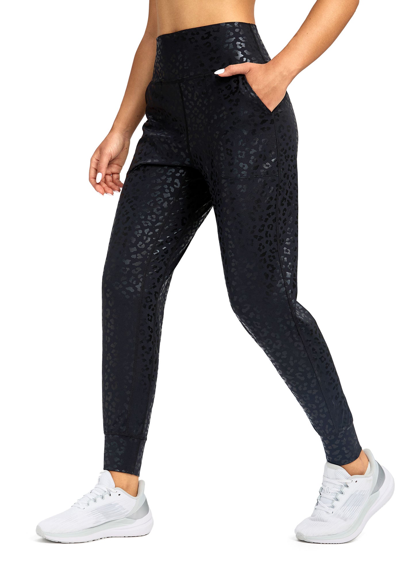 High Waisted Yoga Pants with Pockets Loose Fit