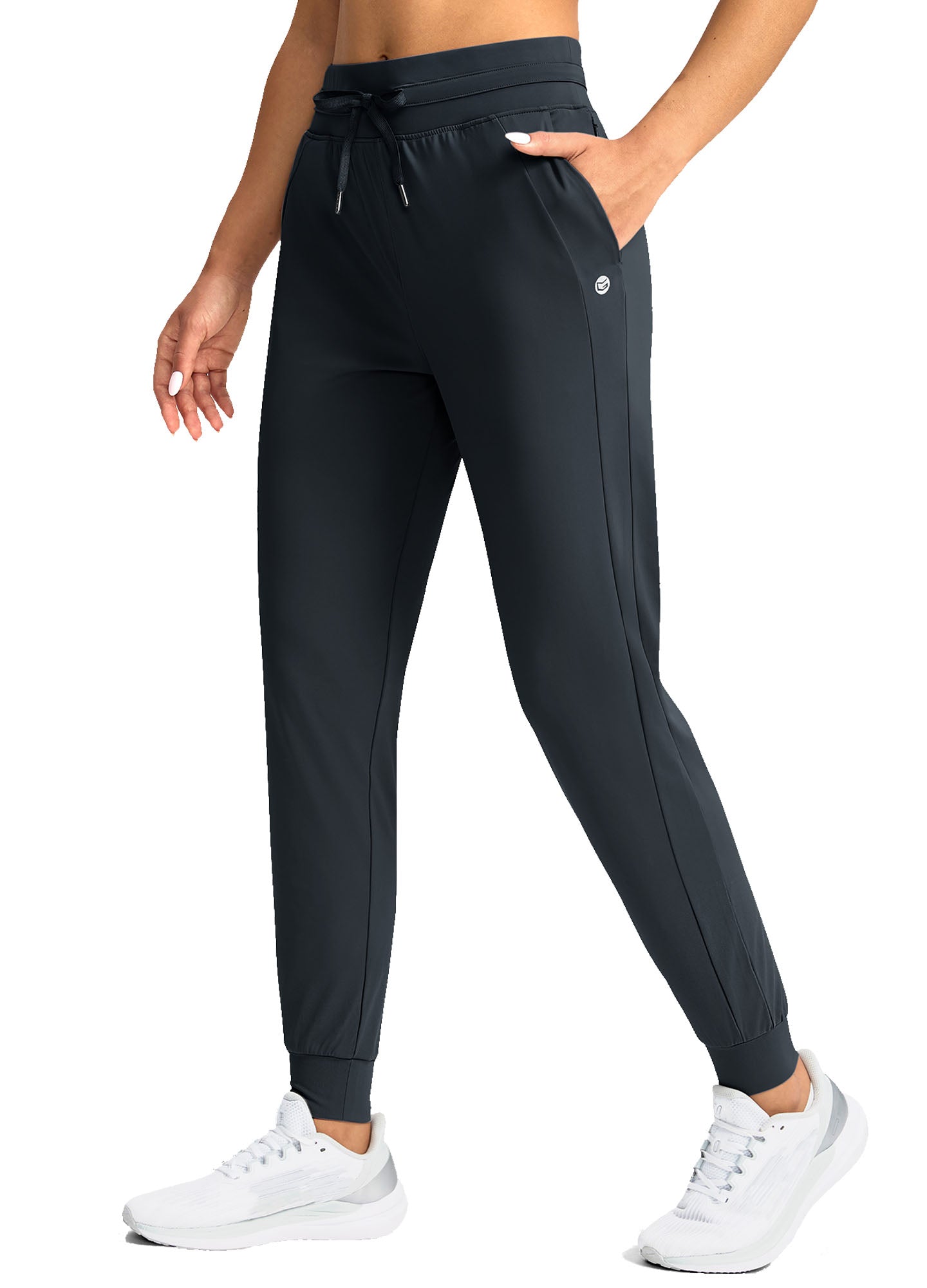 High Waist Drawstring Jogger with Pockets