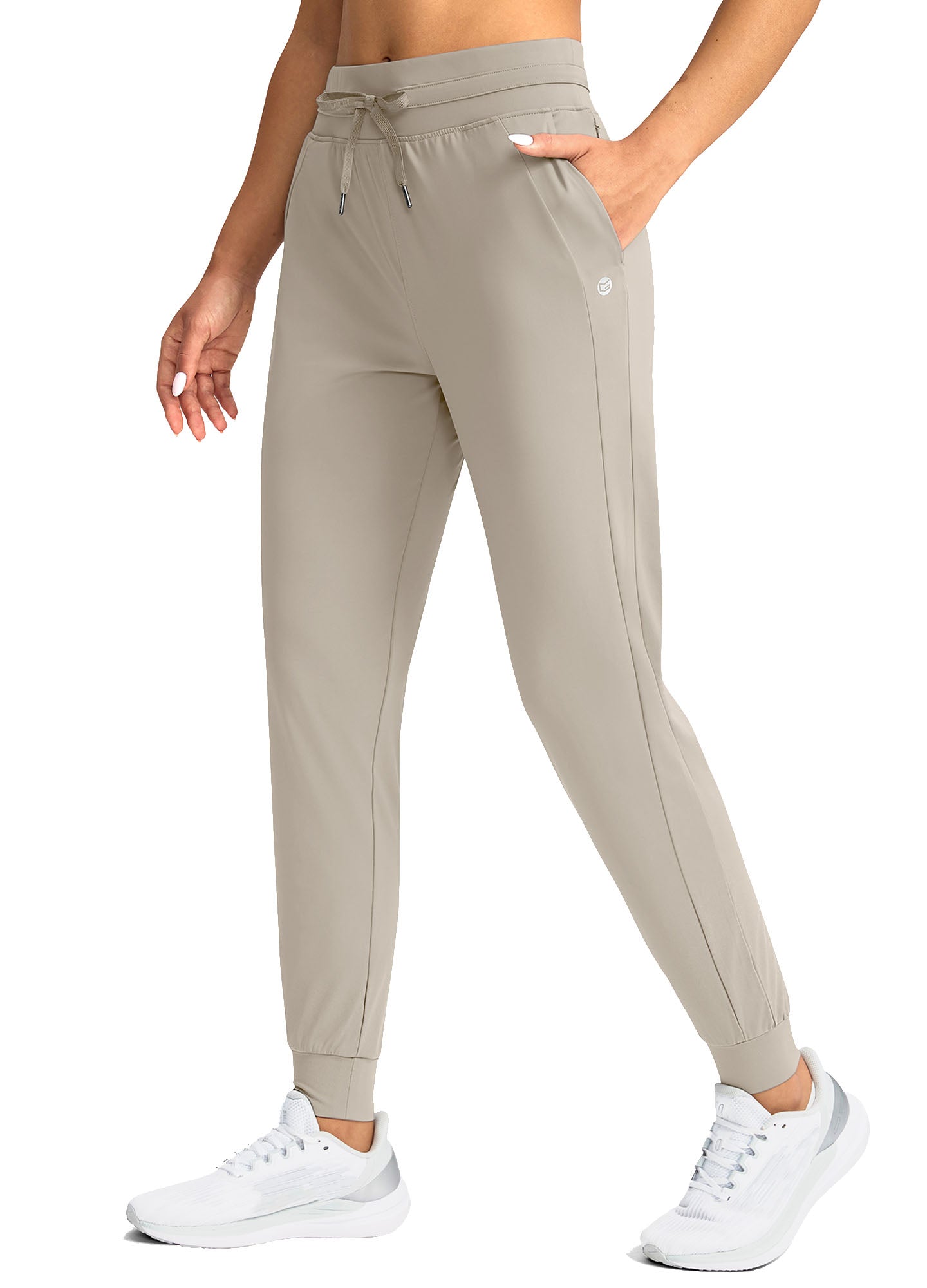 High Waist Drawstring Jogger with Pockets