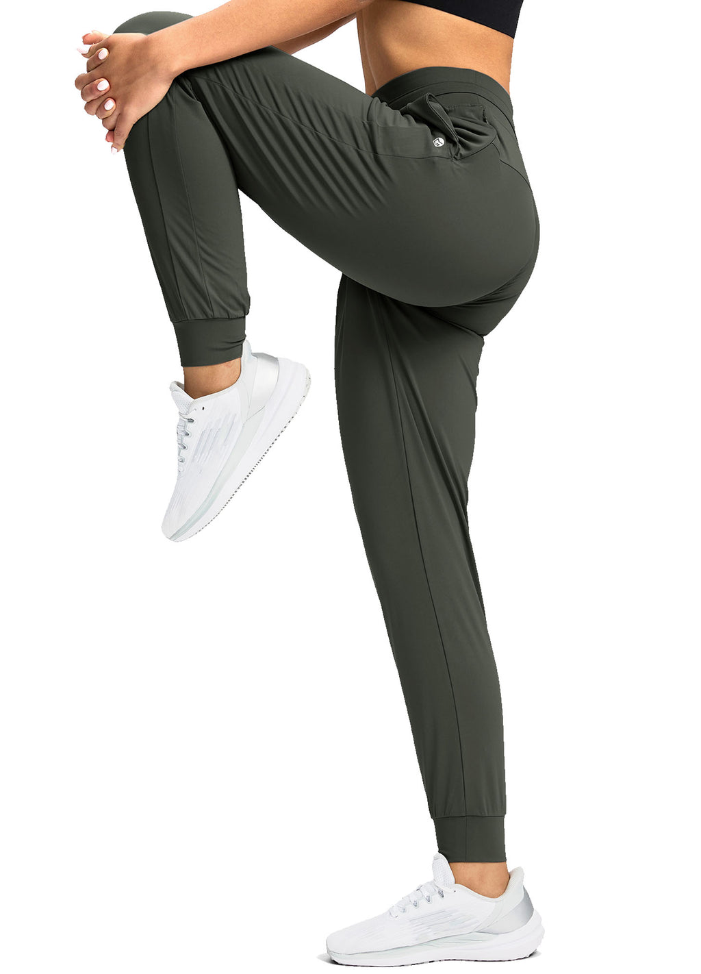 High Waist Drawstring Jogger with Pockets