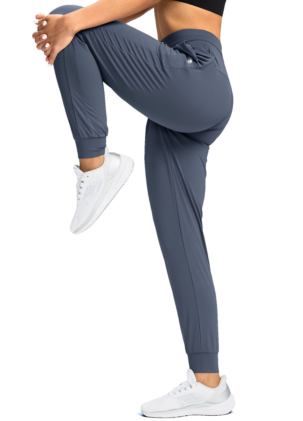 High Waist Drawstring Jogger with Pockets