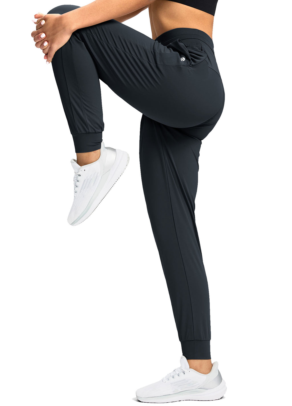 High Waist Drawstring Jogger with Pockets