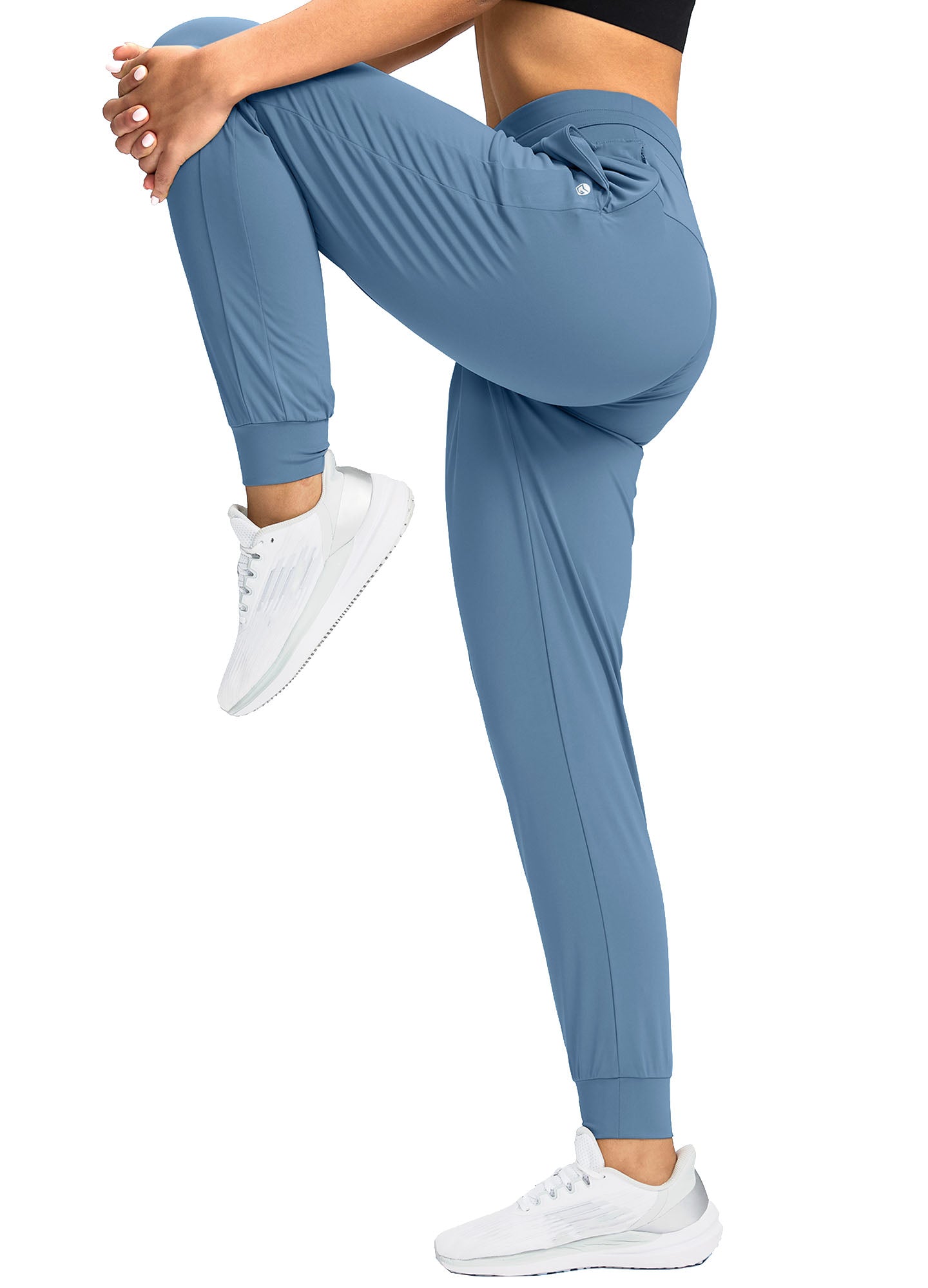 High Waist Drawstring Jogger with Pockets