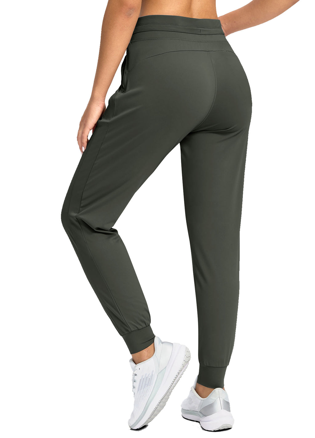 High Waist Drawstring Jogger with Pockets
