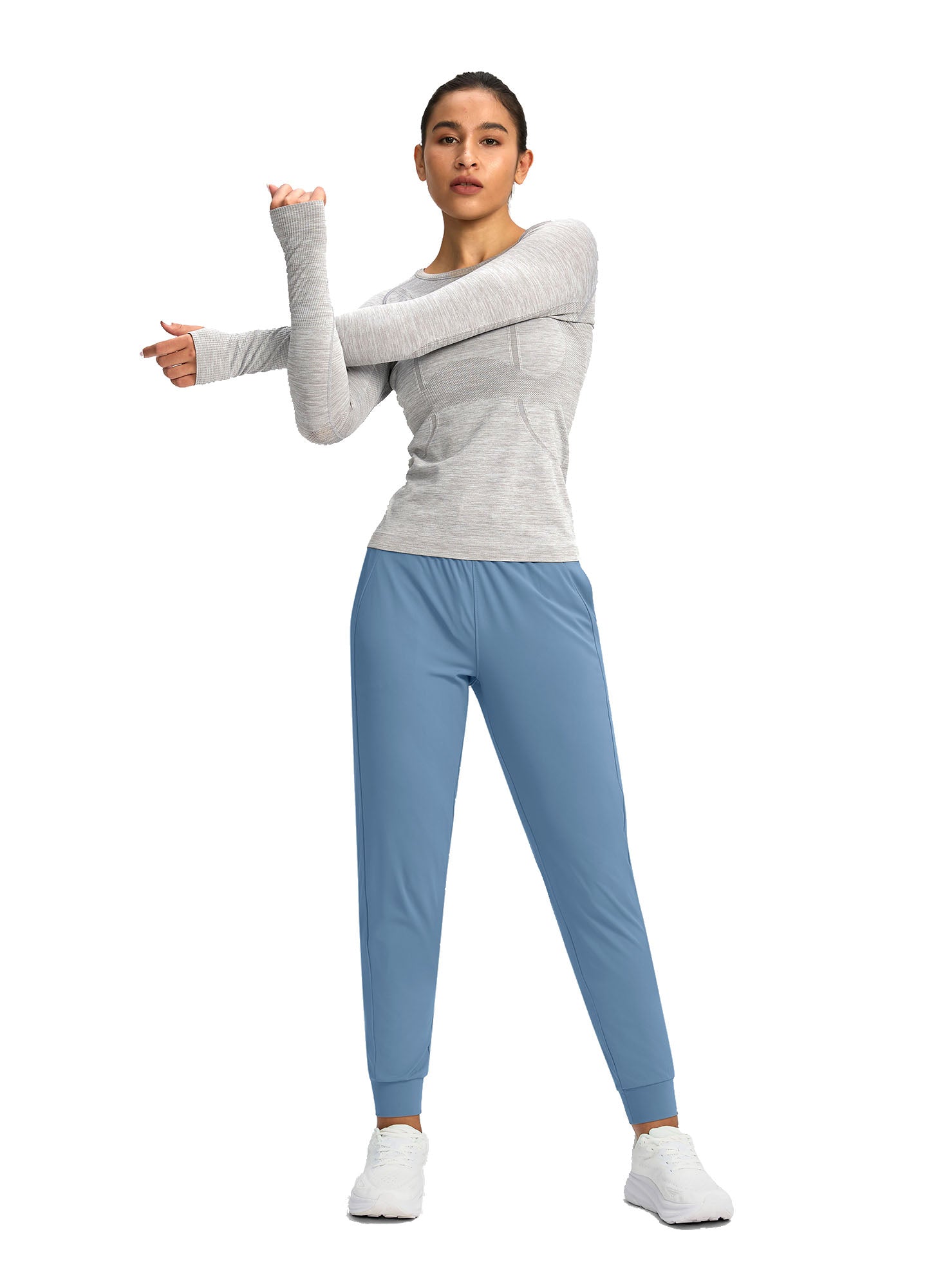 High Waist Drawstring Jogger with Pockets