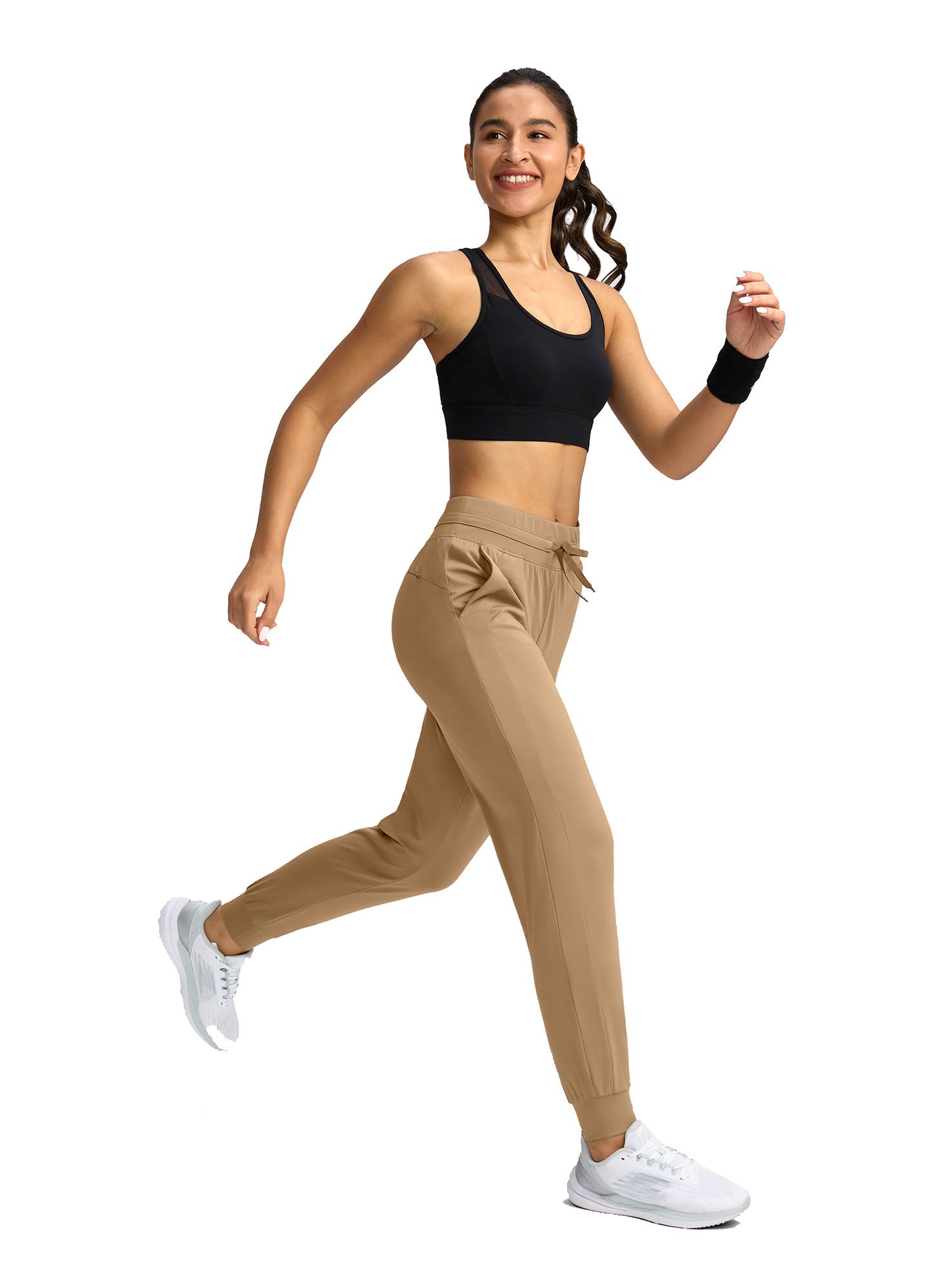 High Waist Drawstring Jogger with Pockets