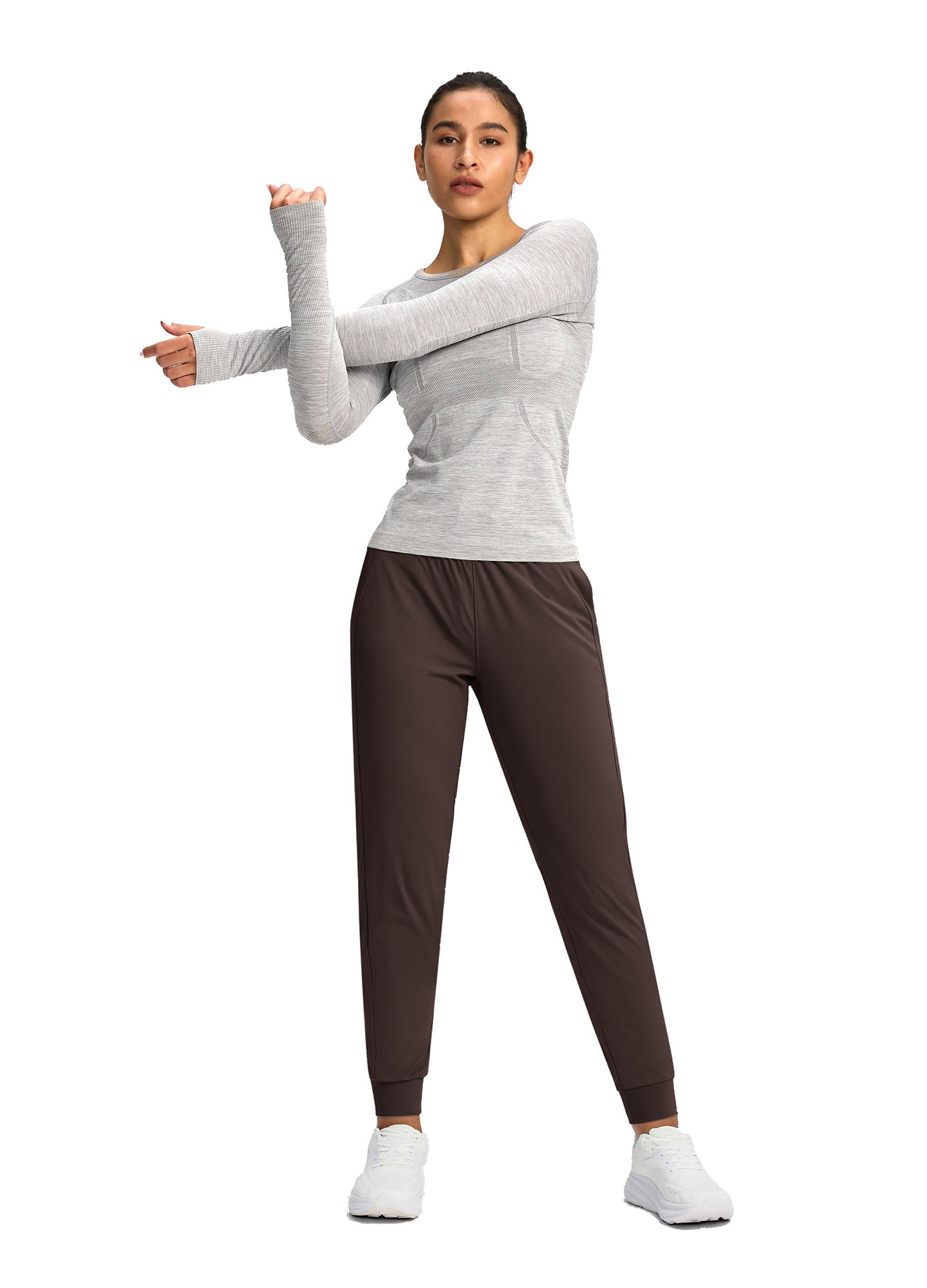 High Waist Drawstring Jogger with Pockets