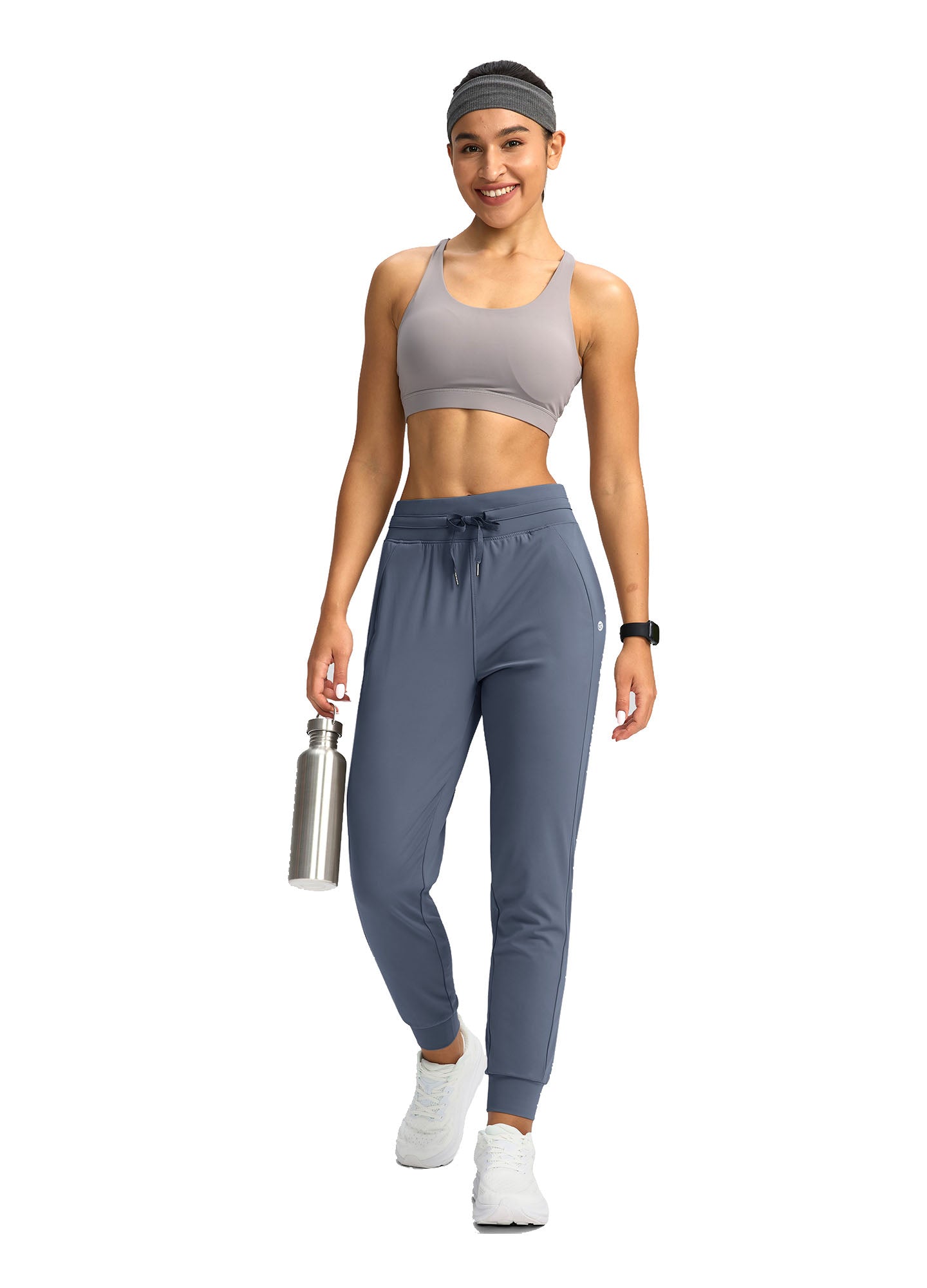 High Waist Drawstring Jogger with Pockets