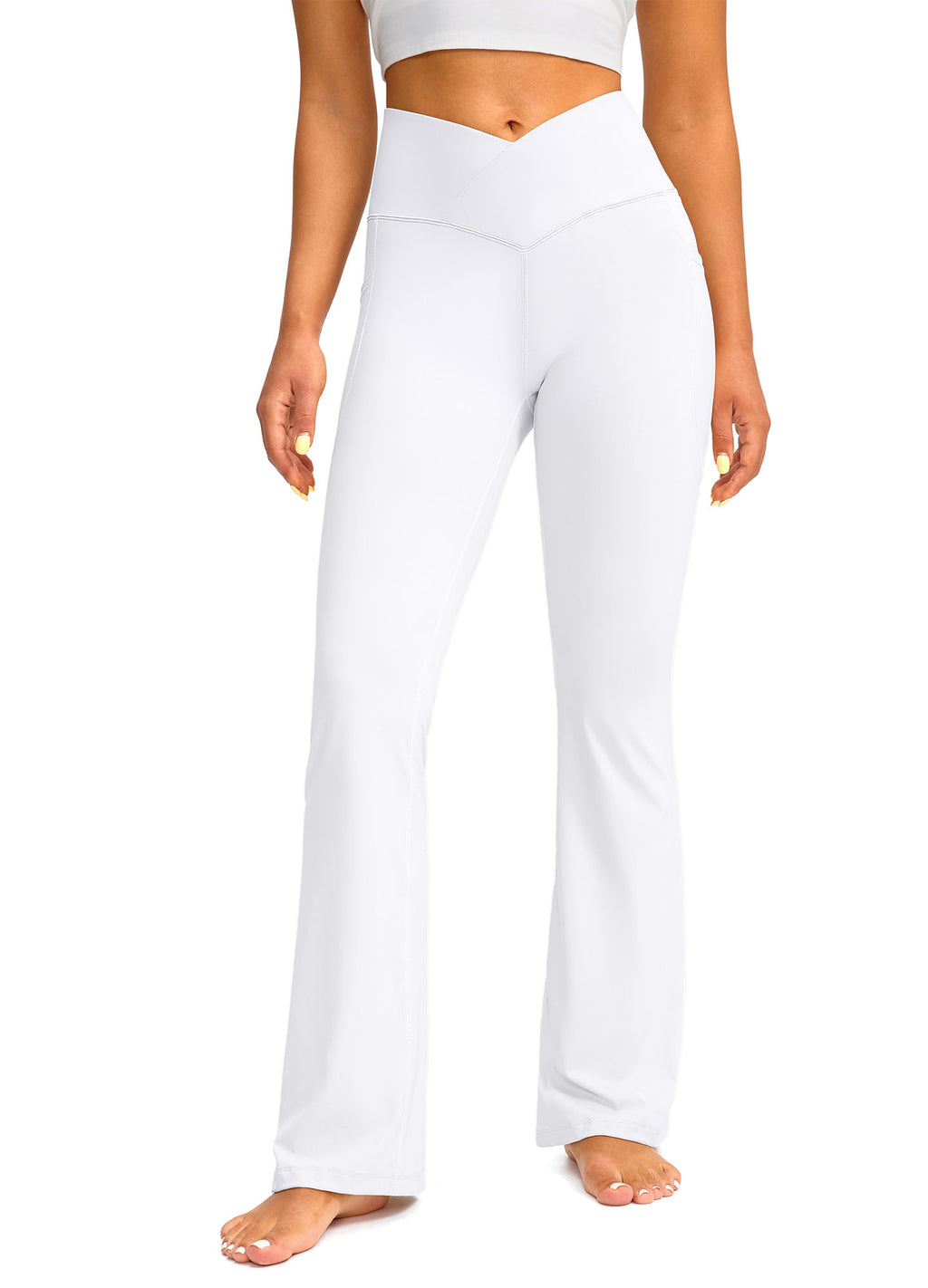 High Waist Flare Leggings with Pockets 29"/30.5"/32"