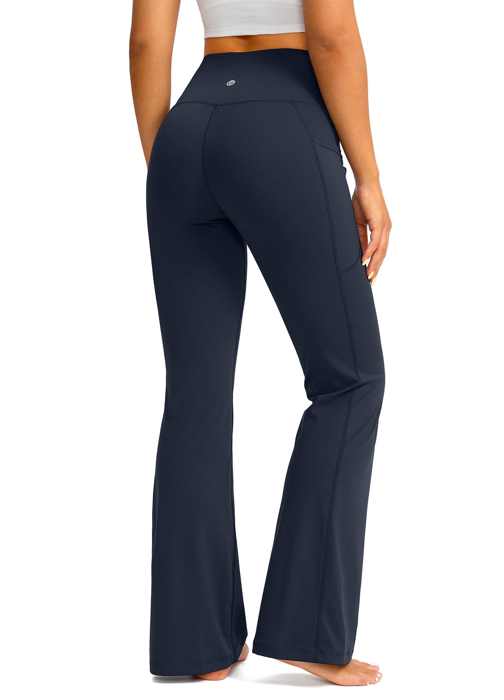 High Waist Flare Leggings with Pockets 29"/30.5"/32"