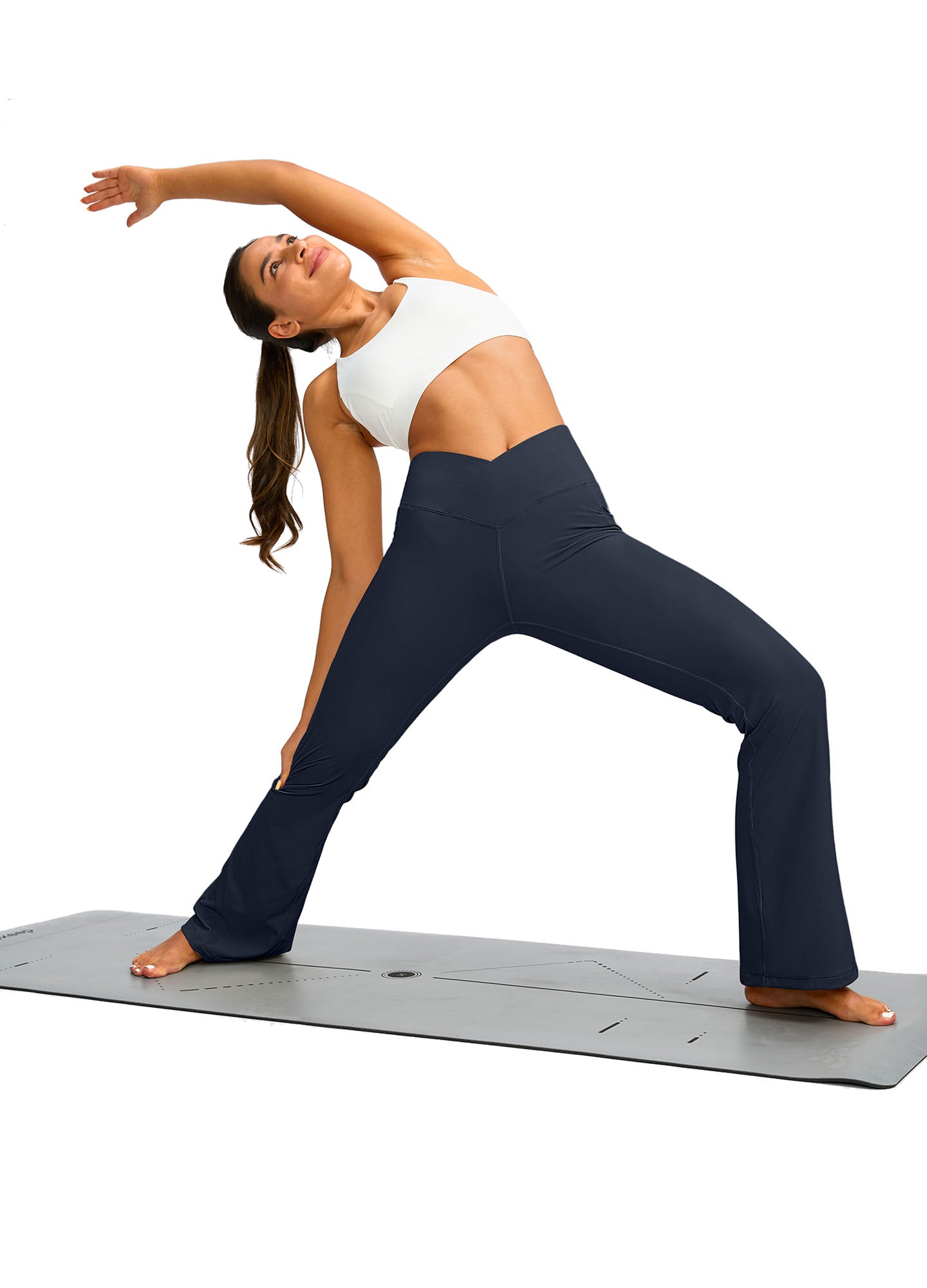 High Waist Flare Leggings with Pockets 29"/30.5"/32"