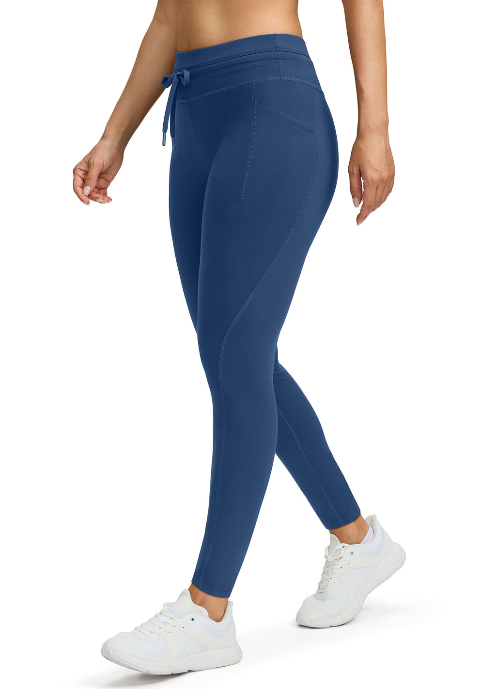 Fleece Lined Hiking Ski Leggings Tummy Control