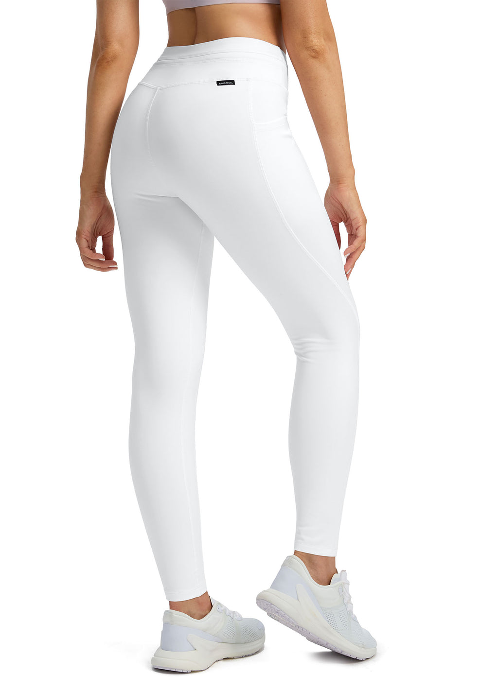 Fleece Lined Hiking Ski Leggings Tummy Control