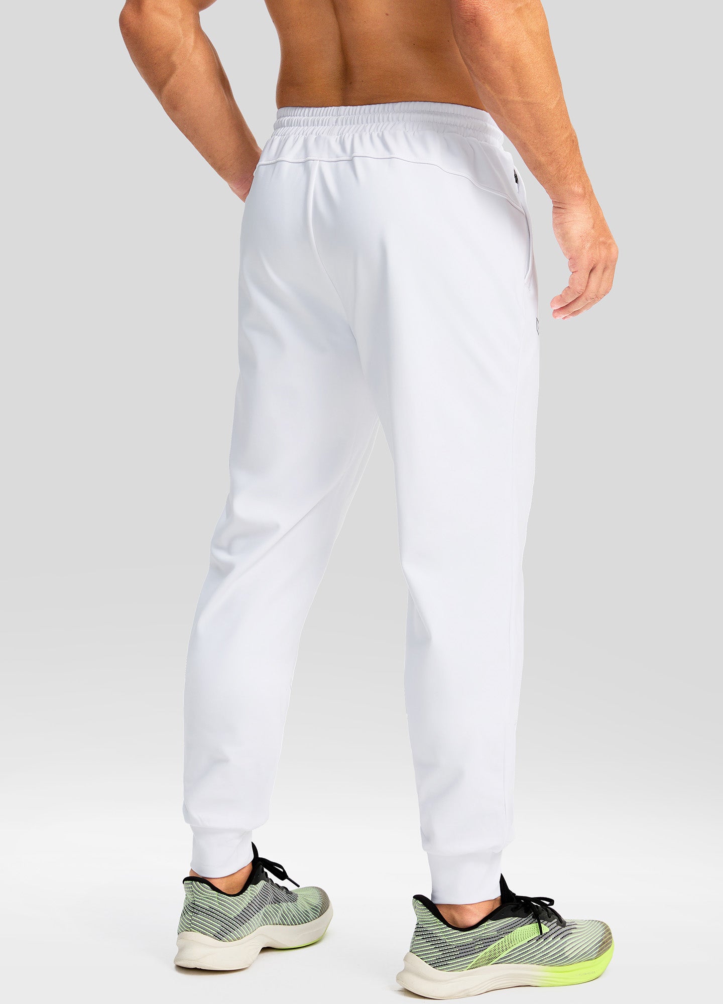 Fleece Joggers with Zipper Pockets Sweatpants