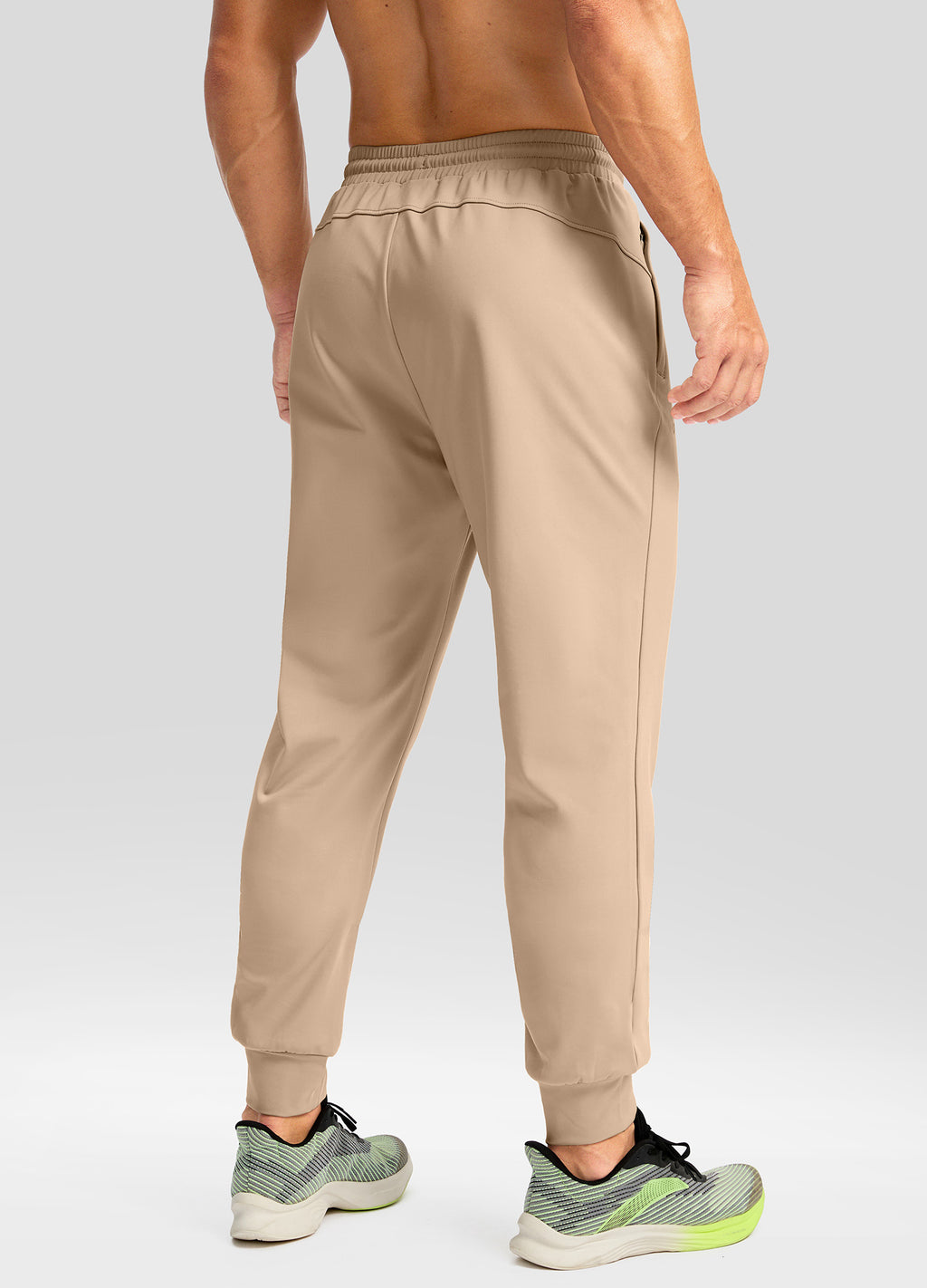 Fleece Joggers with Zipper Pockets Sweatpants