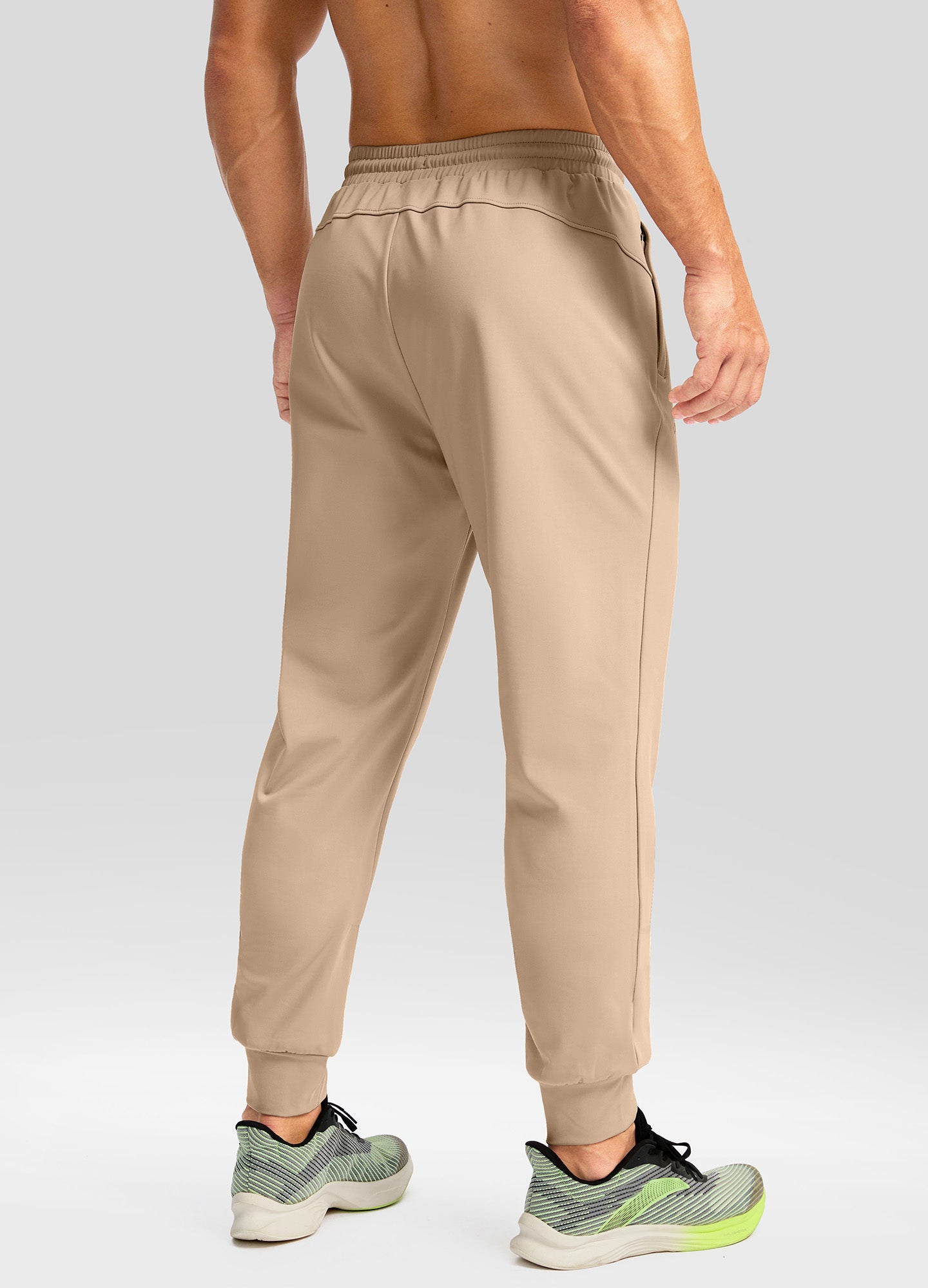 Fleece Joggers with Zipper Pockets Sweatpants