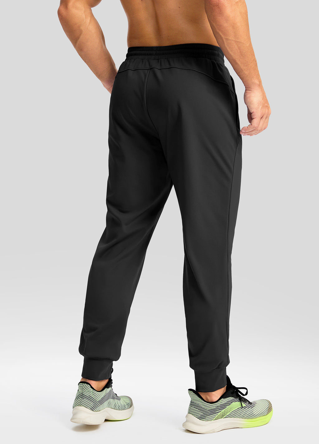 Fleece Joggers with Zipper Pockets Sweatpants