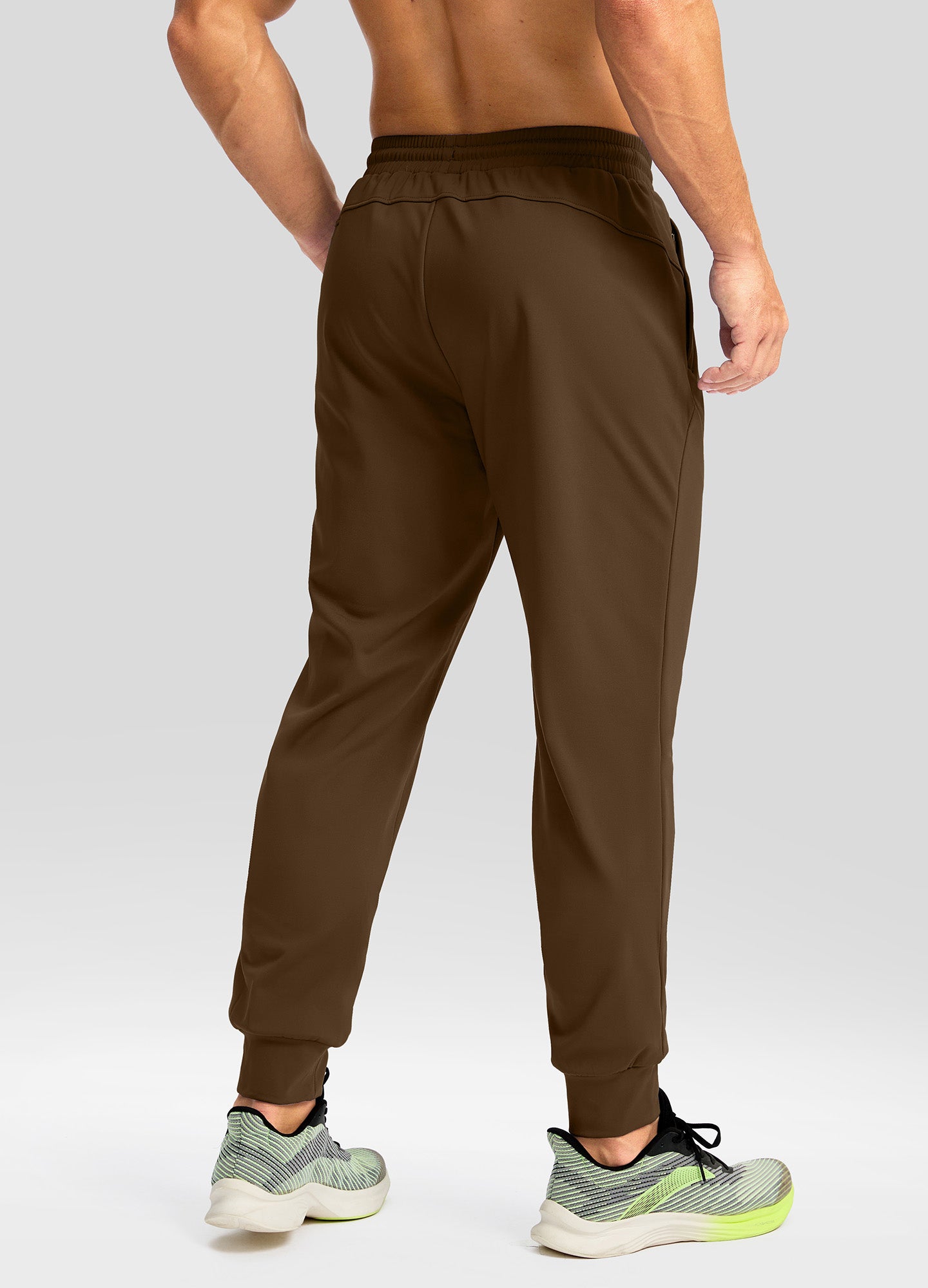 Fleece Joggers with Zipper Pockets Sweatpants
