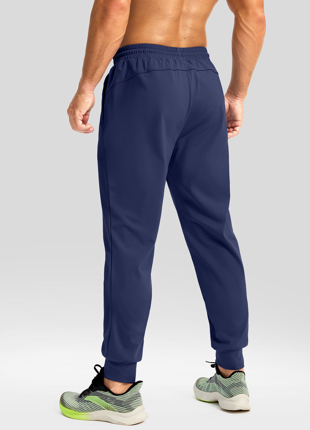 Fleece Joggers with Zipper Pockets Sweatpants