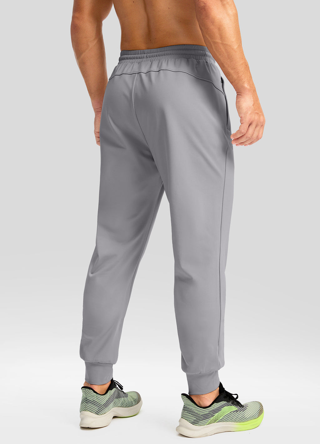 Fleece Joggers with Zipper Pockets Sweatpants