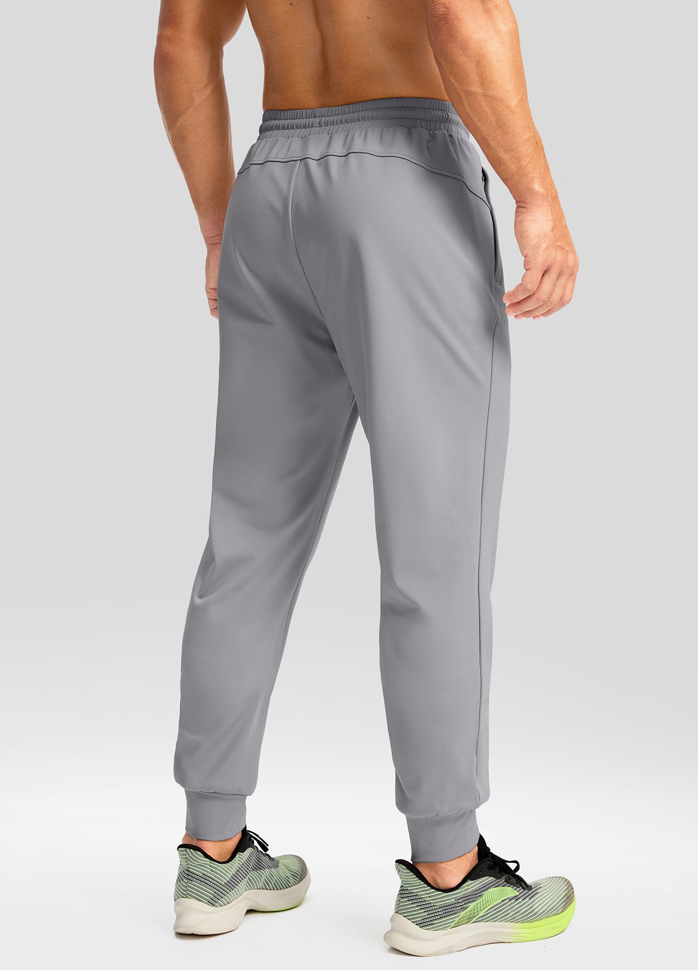 Fleece Joggers with Zipper Pockets Sweatpants