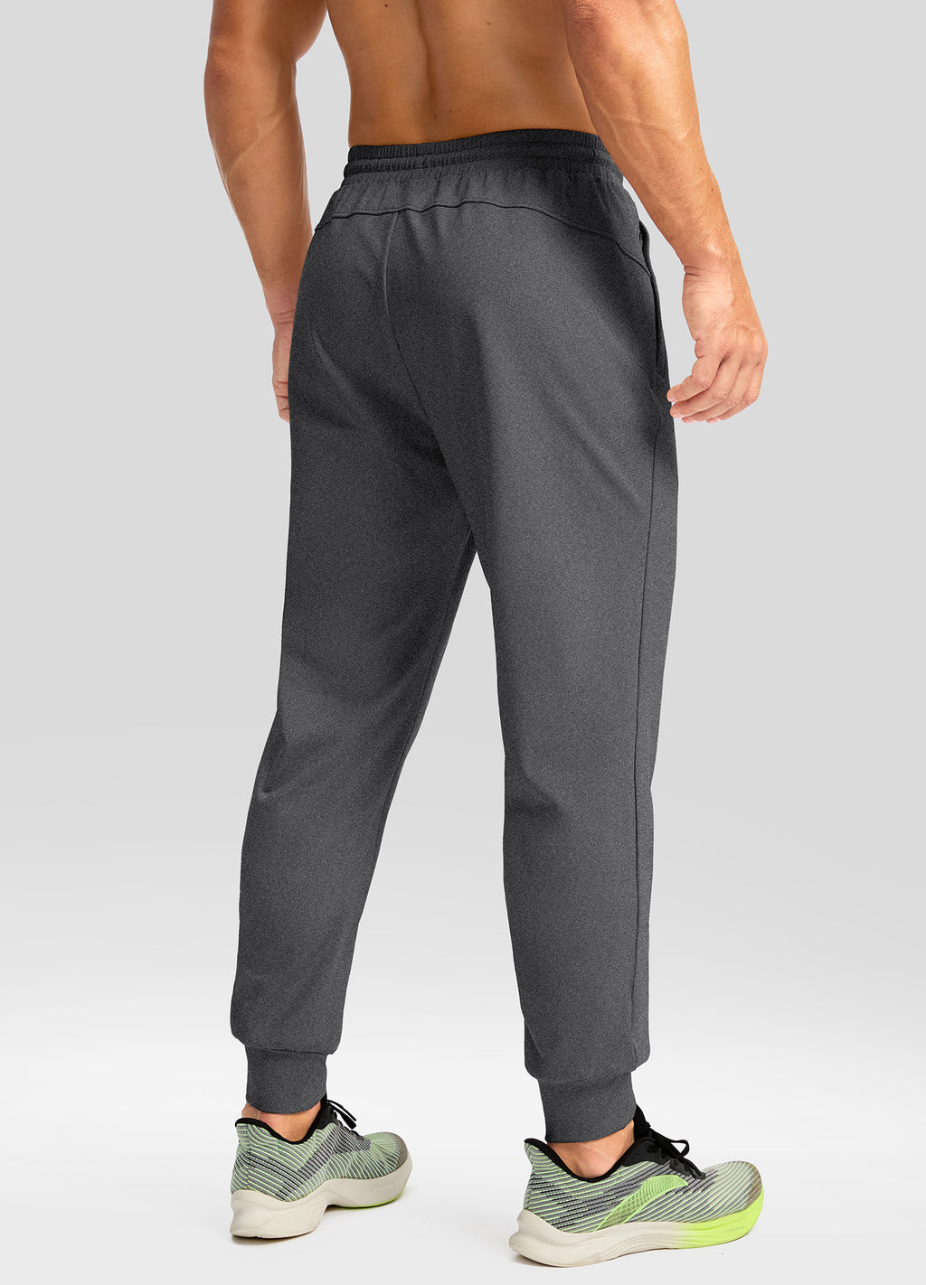 Fleece Joggers with Zipper Pockets Sweatpants