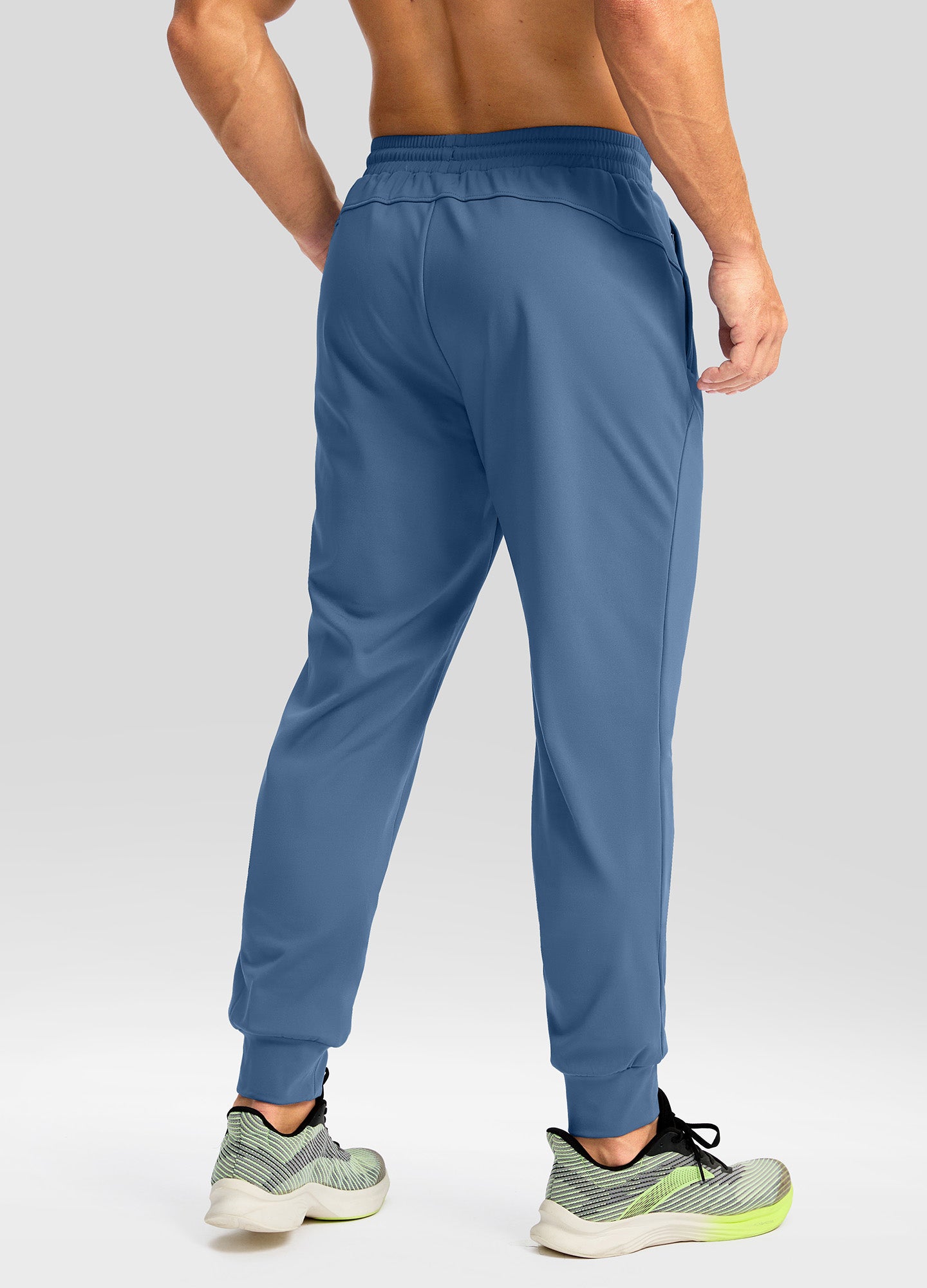 Fleece Joggers with Zipper Pockets Sweatpants
