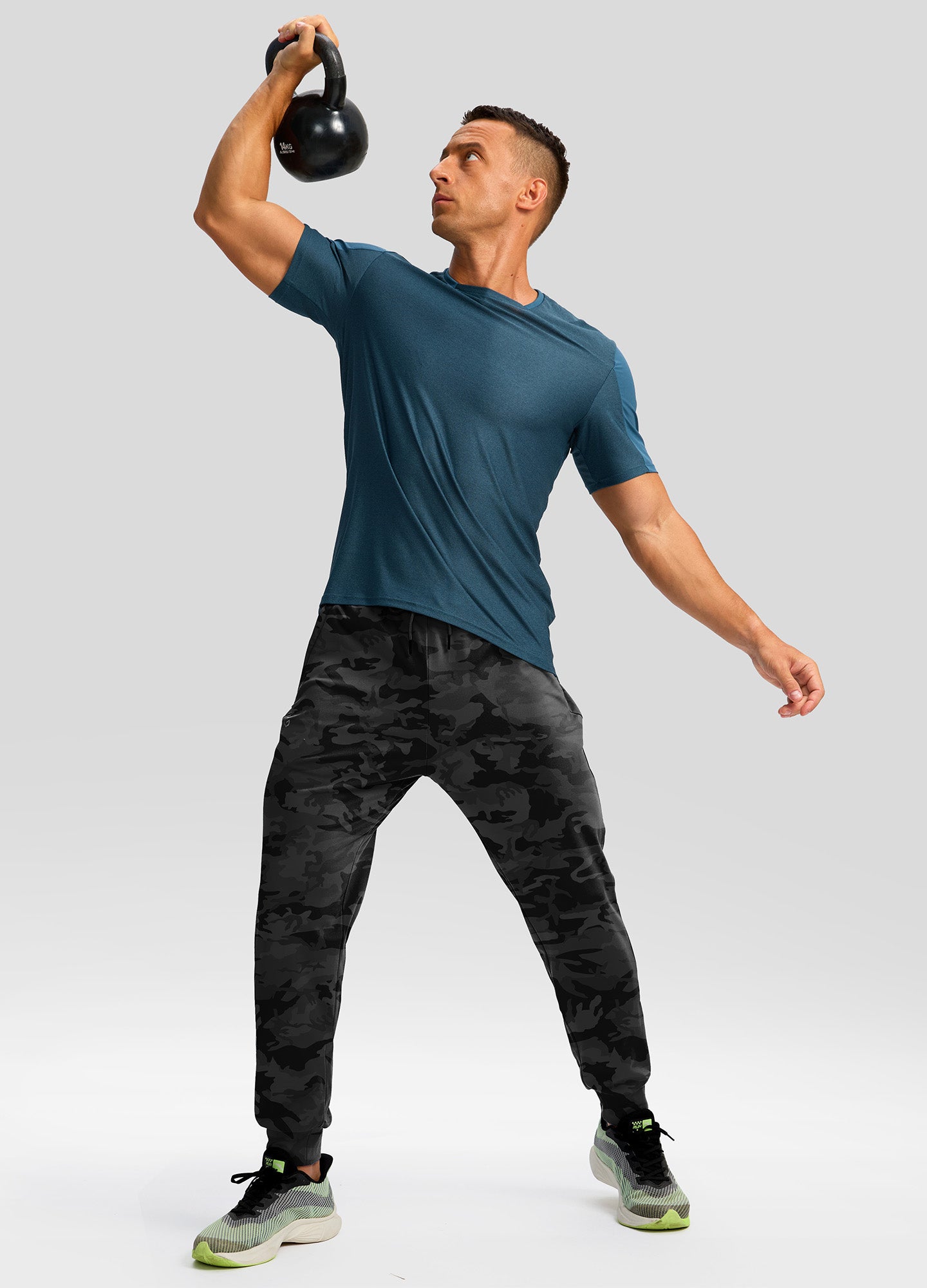Fleece Joggers with Zipper Pockets Sweatpants