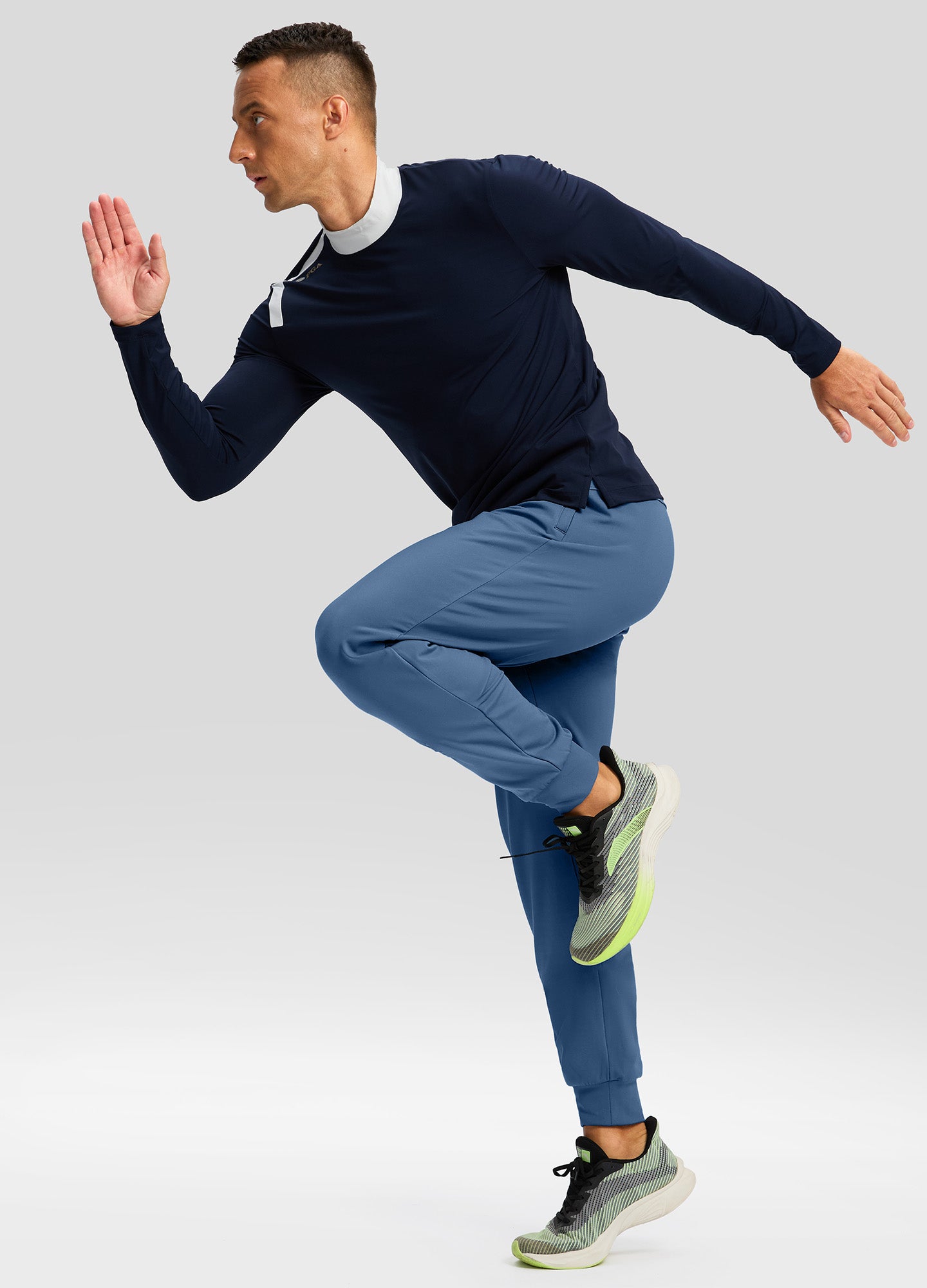 Fleece Joggers with Zipper Pockets Sweatpants
